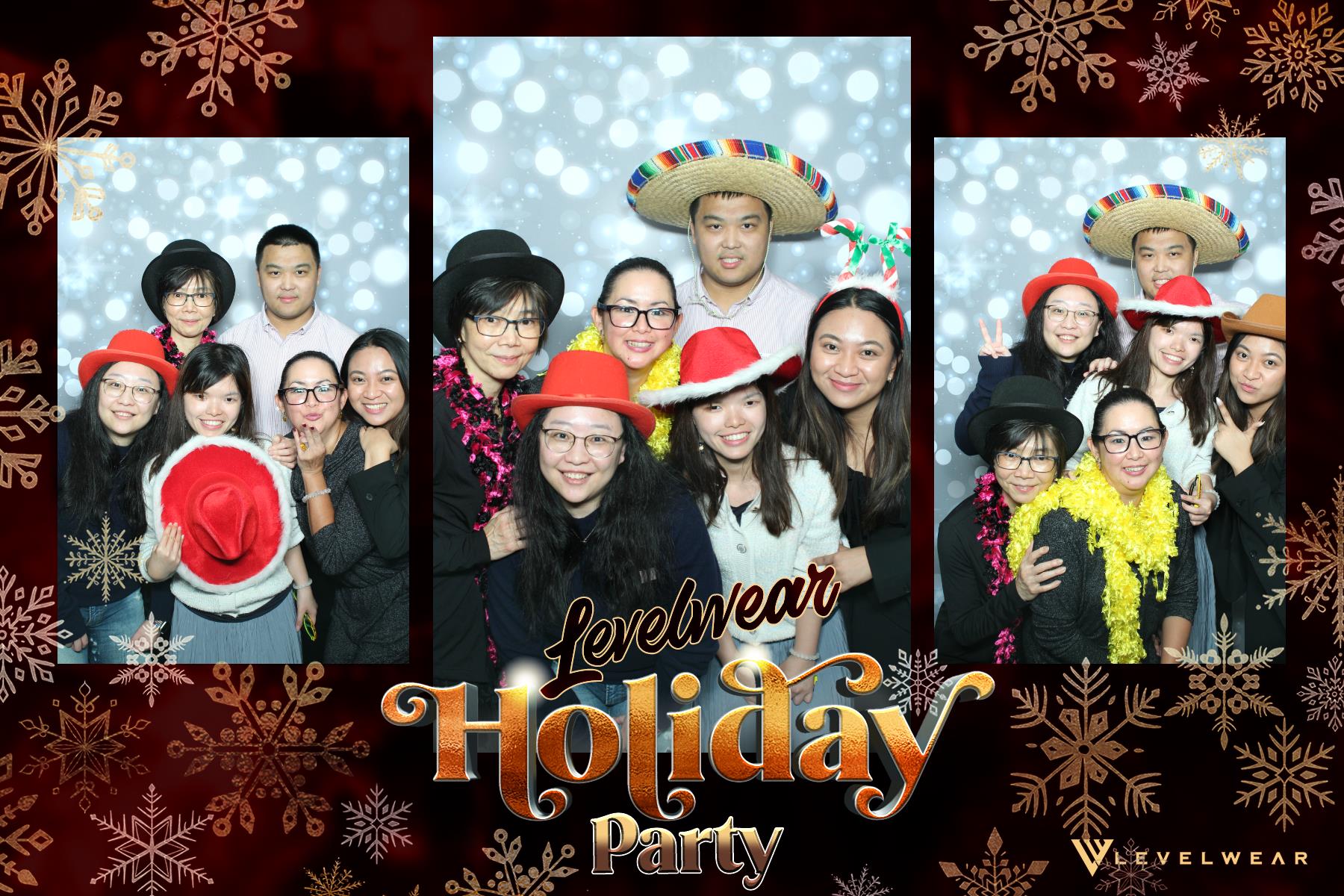 Levelwear Holiday Party | View more photos from the event at gallery.myselfiemirror.ca/u/romanmyselfiemirrorca/Levelwear-Holiday-Party