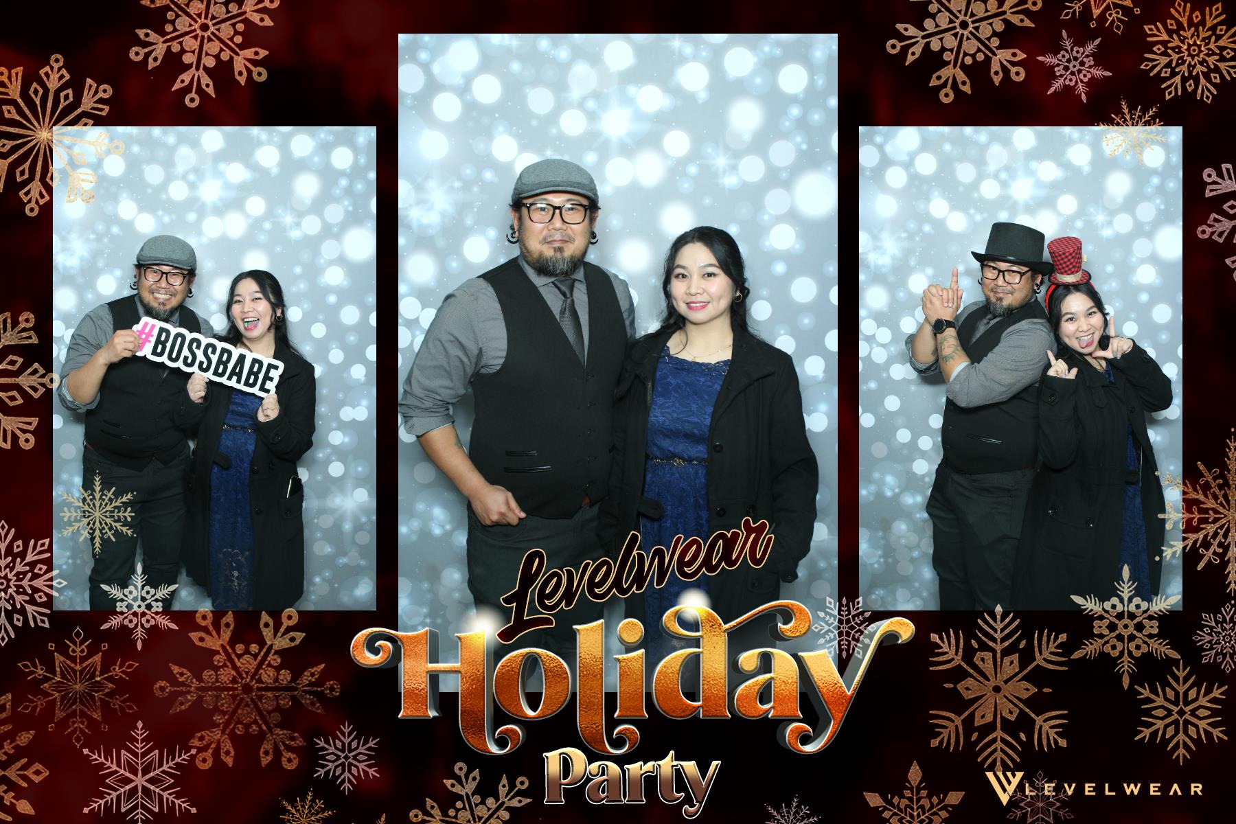 Levelwear Holiday Party | View more photos from the event at gallery.myselfiemirror.ca/u/romanmyselfiemirrorca/Levelwear-Holiday-Party