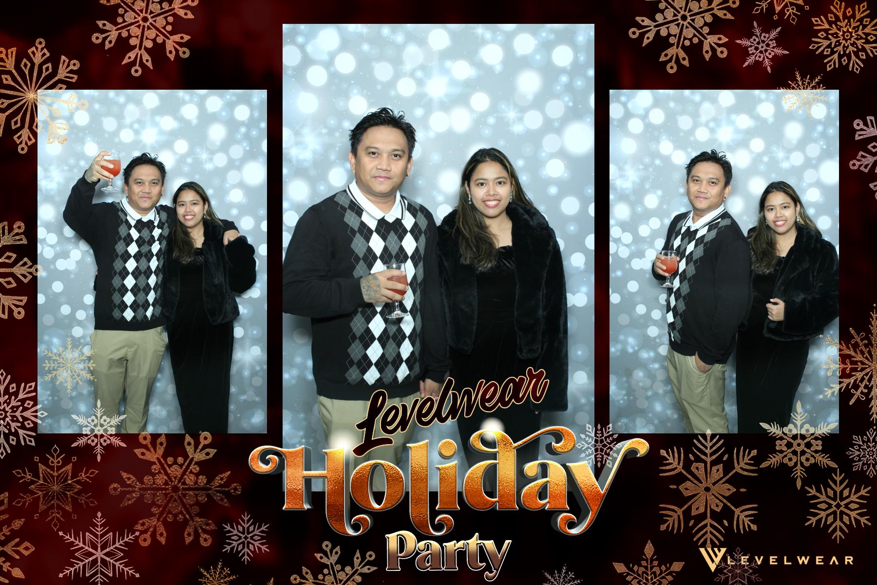Levelwear Holiday Party | View more photos from the event at gallery.myselfiemirror.ca/u/romanmyselfiemirrorca/Levelwear-Holiday-Party