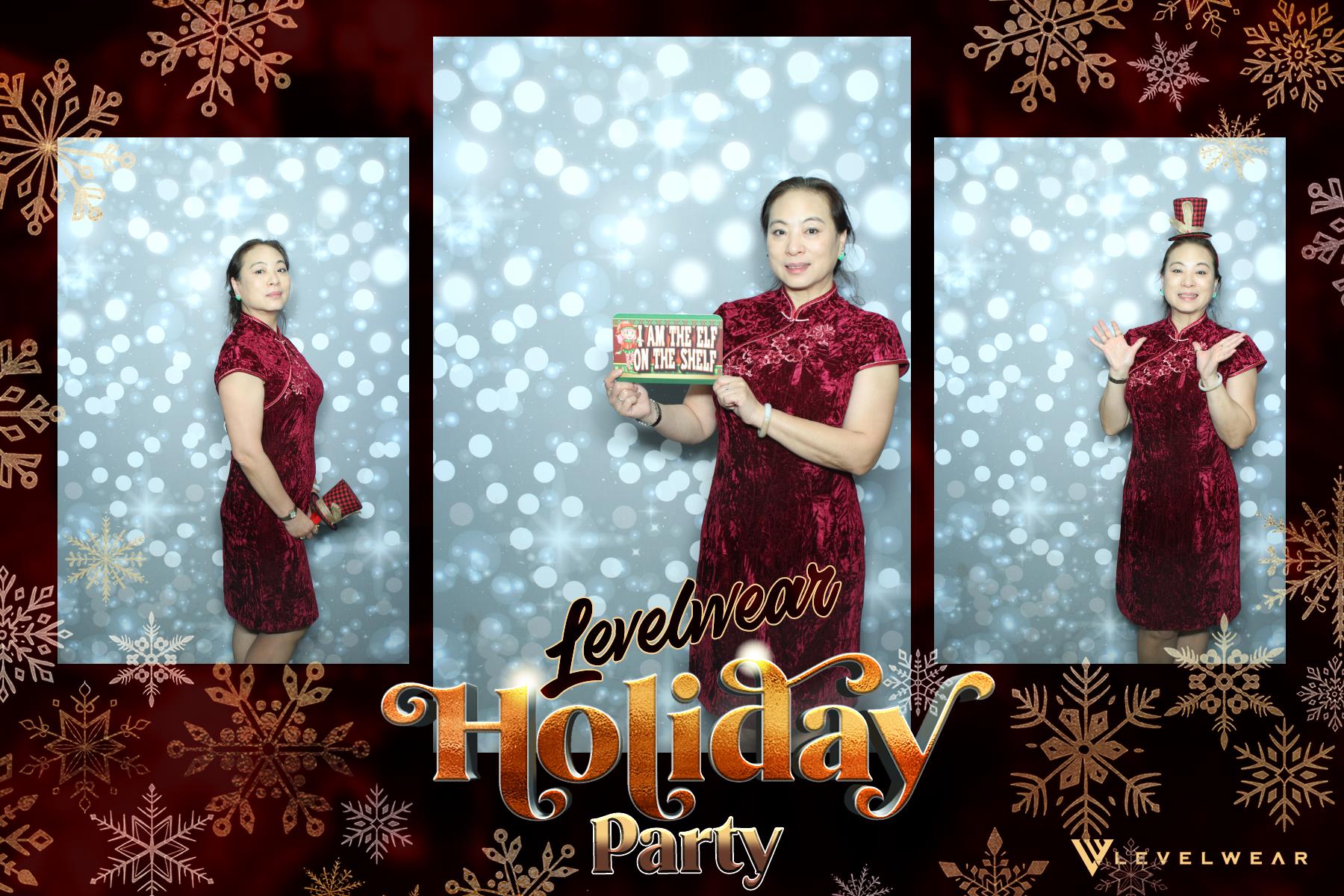 Levelwear Holiday Party | View more photos from the event at gallery.myselfiemirror.ca/u/romanmyselfiemirrorca/Levelwear-Holiday-Party