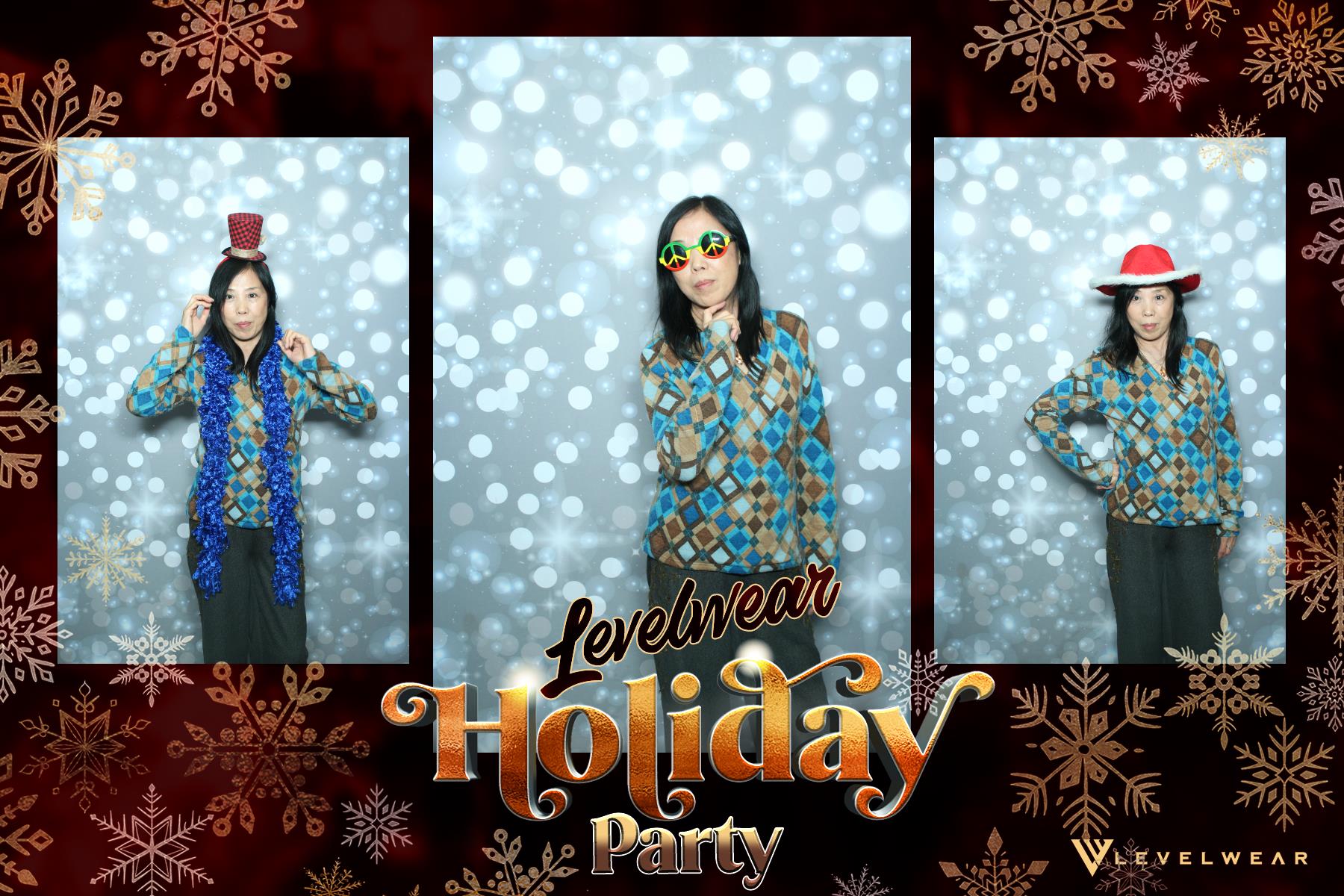 Levelwear Holiday Party | View more photos from the event at gallery.myselfiemirror.ca/u/romanmyselfiemirrorca/Levelwear-Holiday-Party