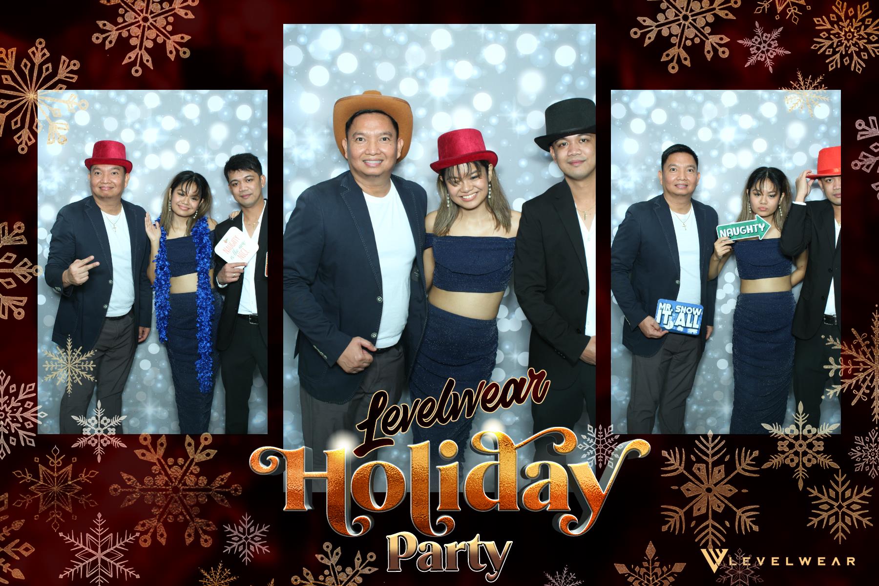 Levelwear Holiday Party | View more photos from the event at gallery.myselfiemirror.ca/u/romanmyselfiemirrorca/Levelwear-Holiday-Party