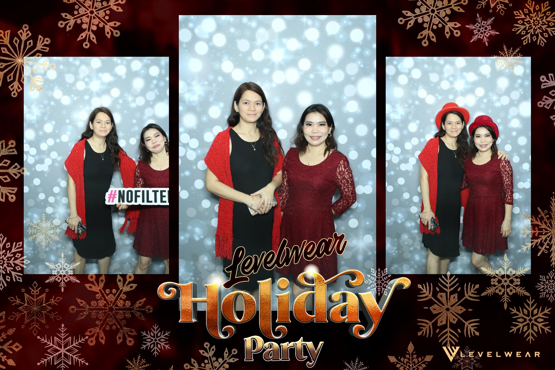 Levelwear Holiday Party | View more photos from the event at gallery.myselfiemirror.ca/u/romanmyselfiemirrorca/Levelwear-Holiday-Party