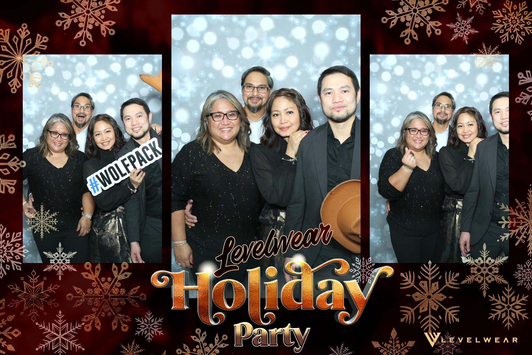 Levelwear Holiday Party | View more photos from the event at gallery.myselfiemirror.ca/u/romanmyselfiemirrorca/Levelwear-Holiday-Party