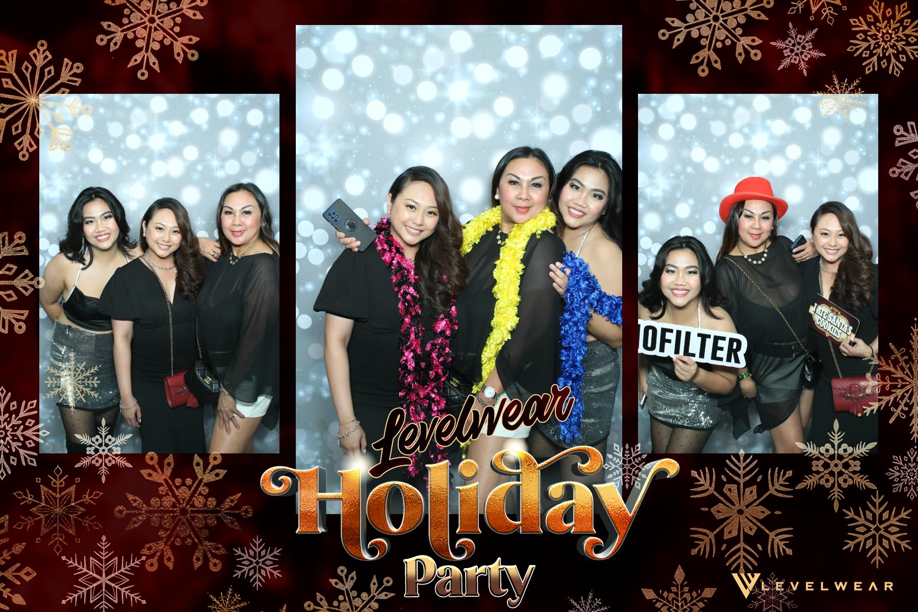 Levelwear Holiday Party | View more photos from the event at gallery.myselfiemirror.ca/u/romanmyselfiemirrorca/Levelwear-Holiday-Party