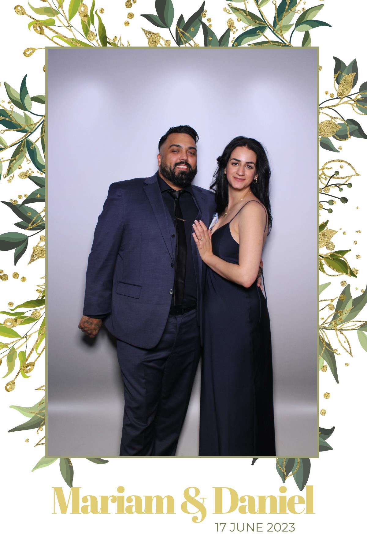 Mariam & Daniel  | View more photos from the event at gallery.myselfiemirror.ca/u/romanmyselfiemirrorca/Mariam-Daniel