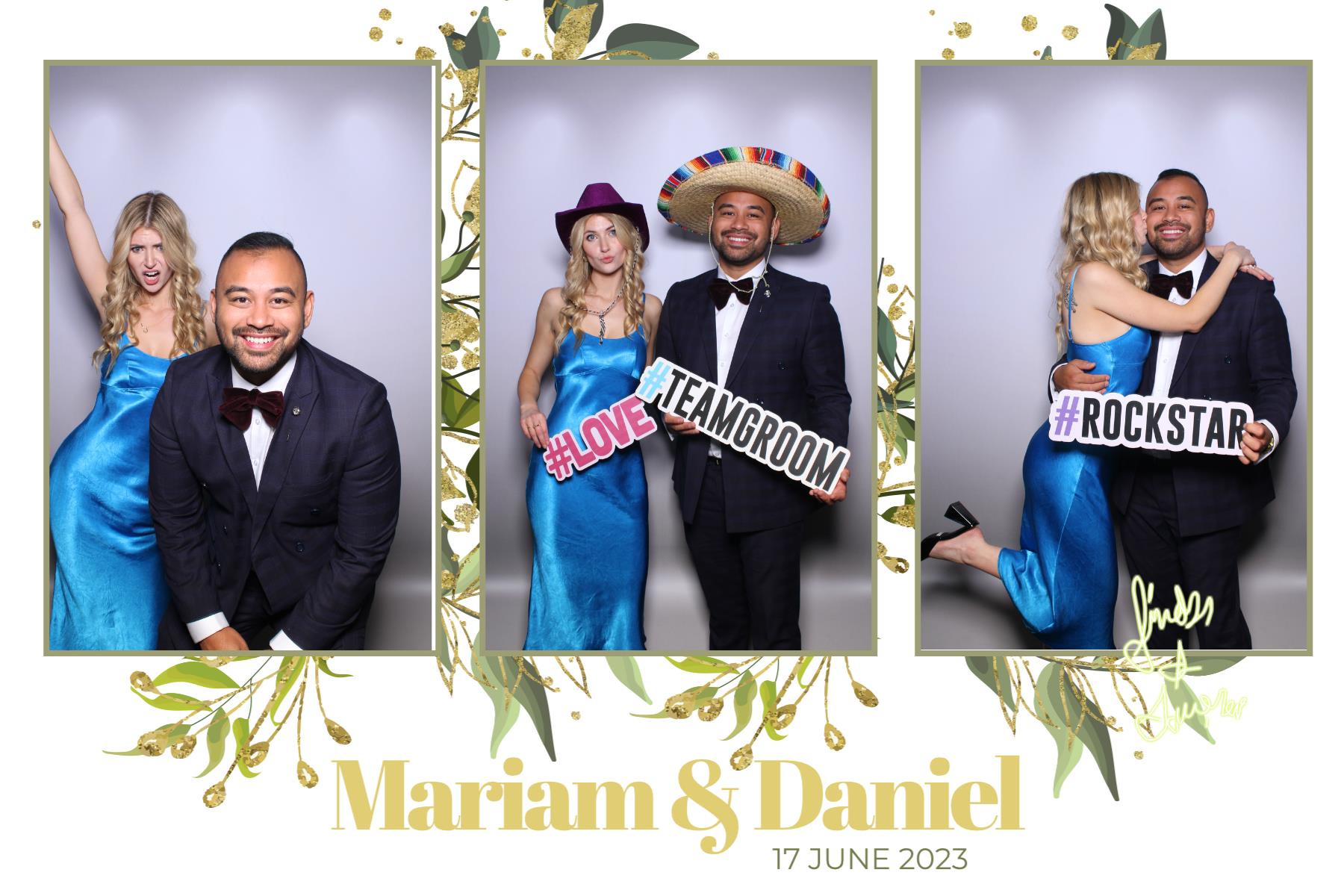 Mariam & Daniel  | View more photos from the event at gallery.myselfiemirror.ca/u/romanmyselfiemirrorca/Mariam-Daniel