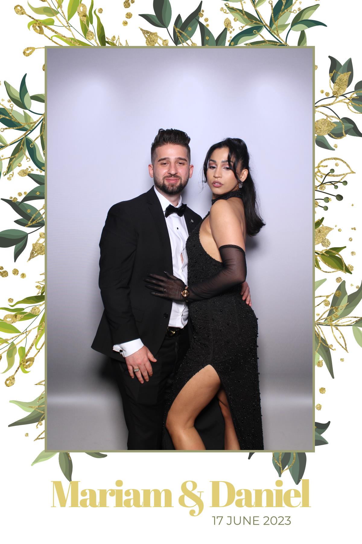 Mariam & Daniel  | View more photos from the event at gallery.myselfiemirror.ca/u/romanmyselfiemirrorca/Mariam-Daniel