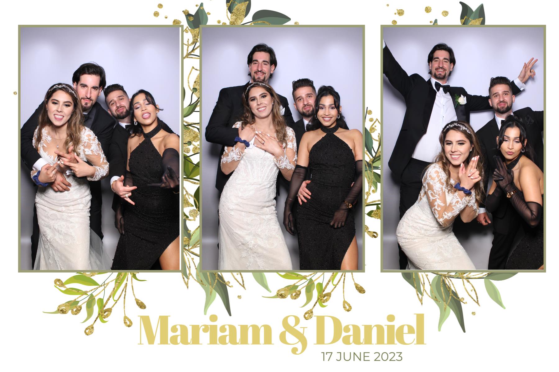 Mariam & Daniel  | View more photos from the event at gallery.myselfiemirror.ca/u/romanmyselfiemirrorca/Mariam-Daniel