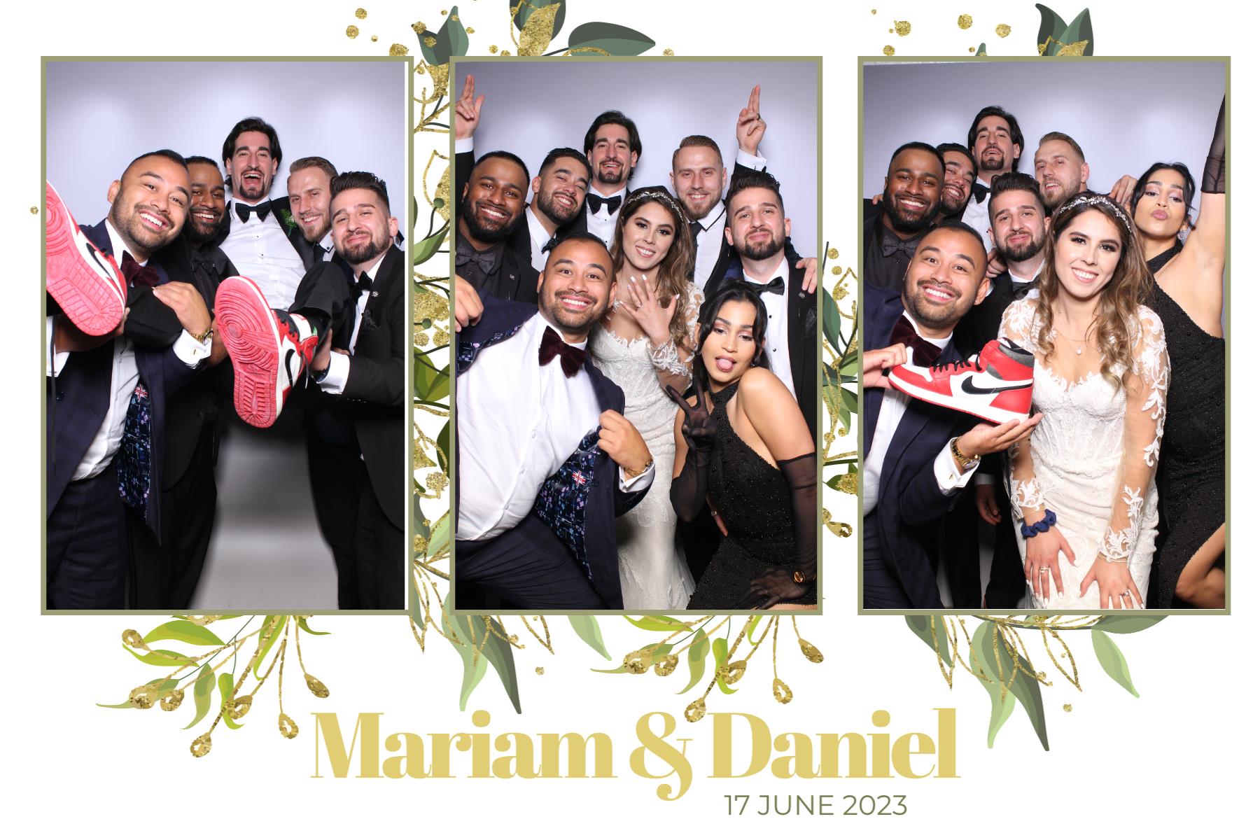 Mariam & Daniel  | View more photos from the event at gallery.myselfiemirror.ca/u/romanmyselfiemirrorca/Mariam-Daniel