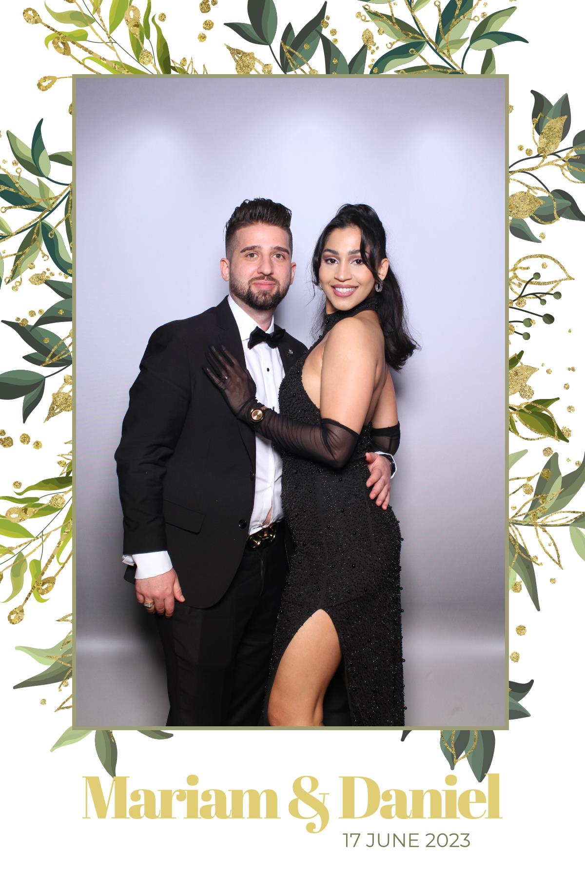 Mariam & Daniel  | View more photos from the event at gallery.myselfiemirror.ca/u/romanmyselfiemirrorca/Mariam-Daniel