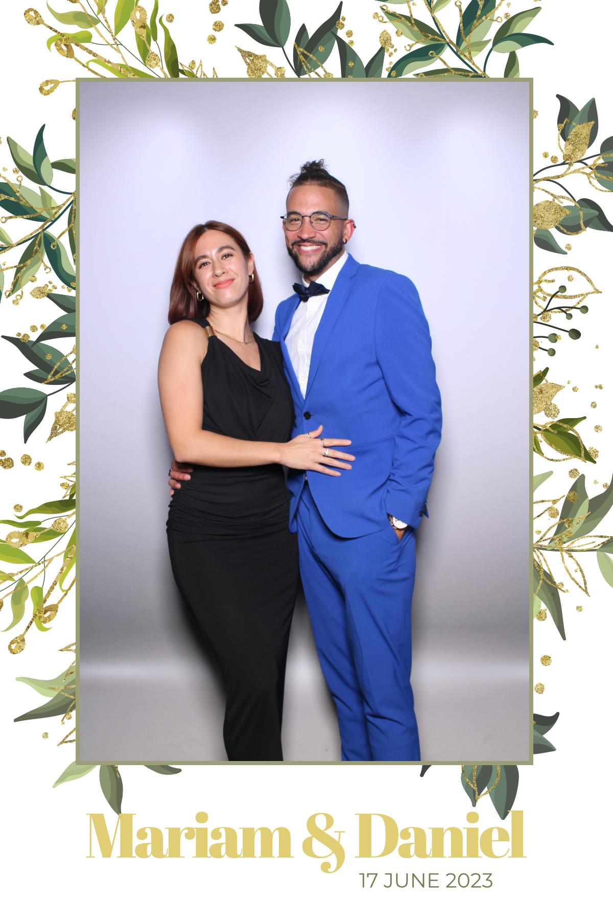 Mariam & Daniel  | View more photos from the event at gallery.myselfiemirror.ca/u/romanmyselfiemirrorca/Mariam-Daniel