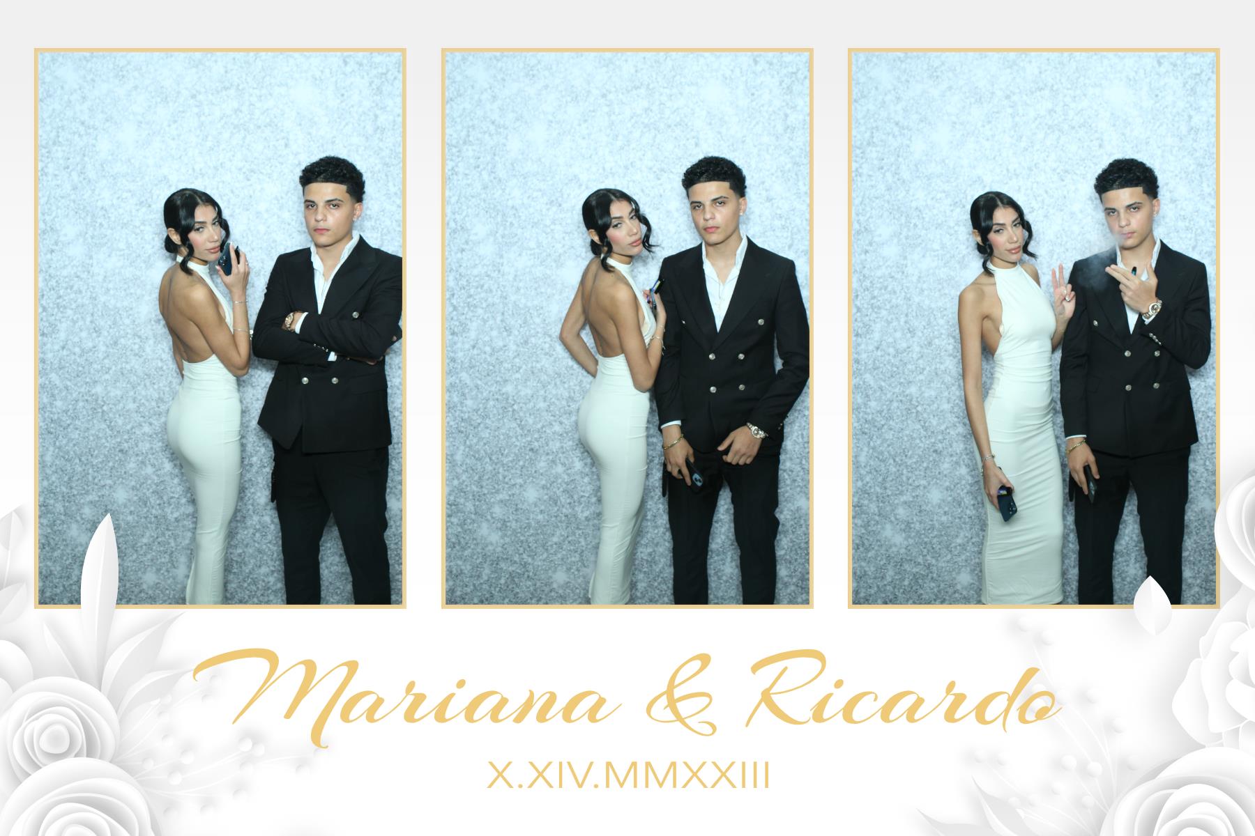 Mariana & Ricardo  | View more photos from the event at gallery.myselfiemirror.ca/u/romanmyselfiemirrorca/Mariana-Ricardo