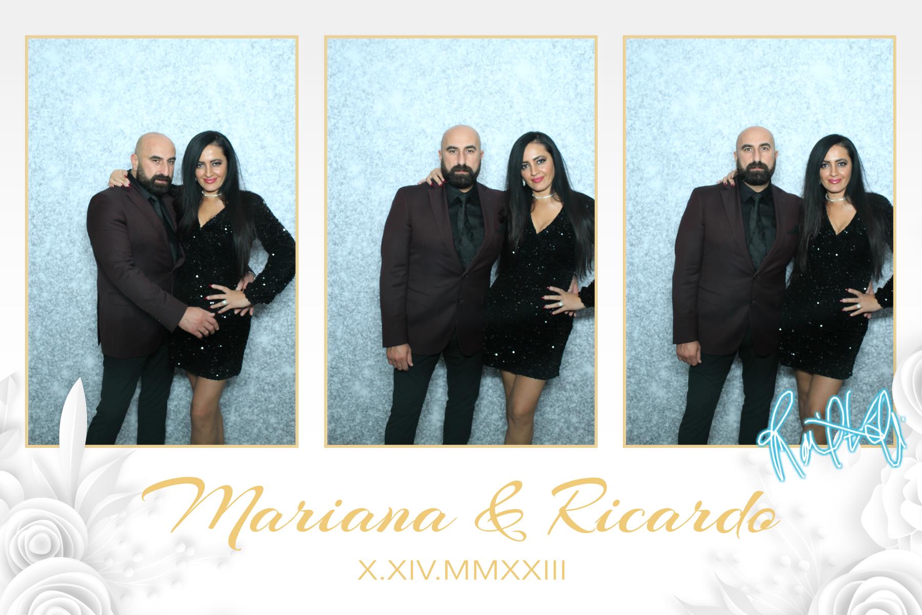 Mariana & Ricardo  | View more photos from the event at gallery.myselfiemirror.ca/u/romanmyselfiemirrorca/Mariana-Ricardo