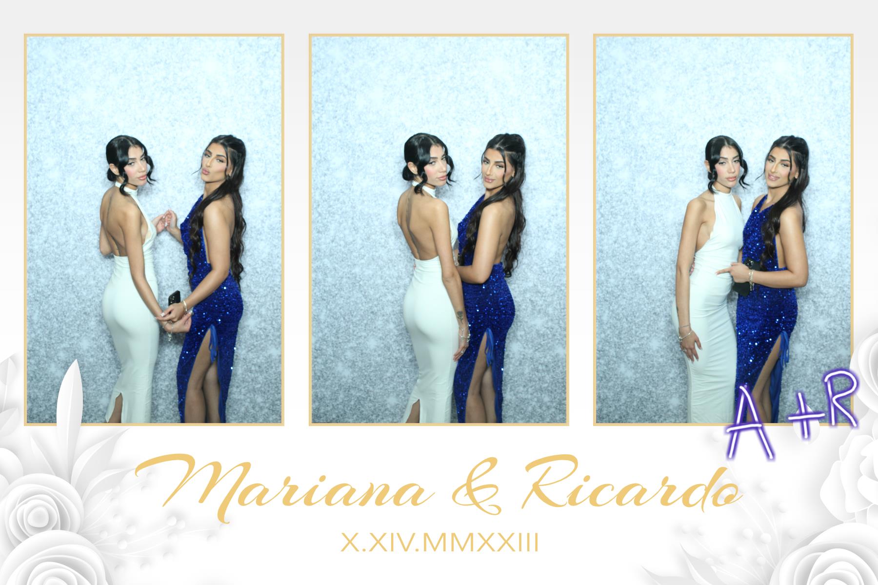 Mariana & Ricardo  | View more photos from the event at gallery.myselfiemirror.ca/u/romanmyselfiemirrorca/Mariana-Ricardo