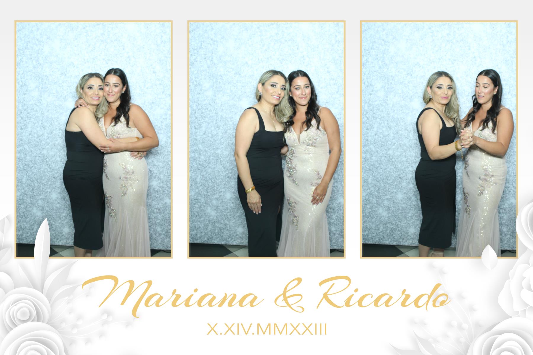 Mariana & Ricardo  | View more photos from the event at gallery.myselfiemirror.ca/u/romanmyselfiemirrorca/Mariana-Ricardo