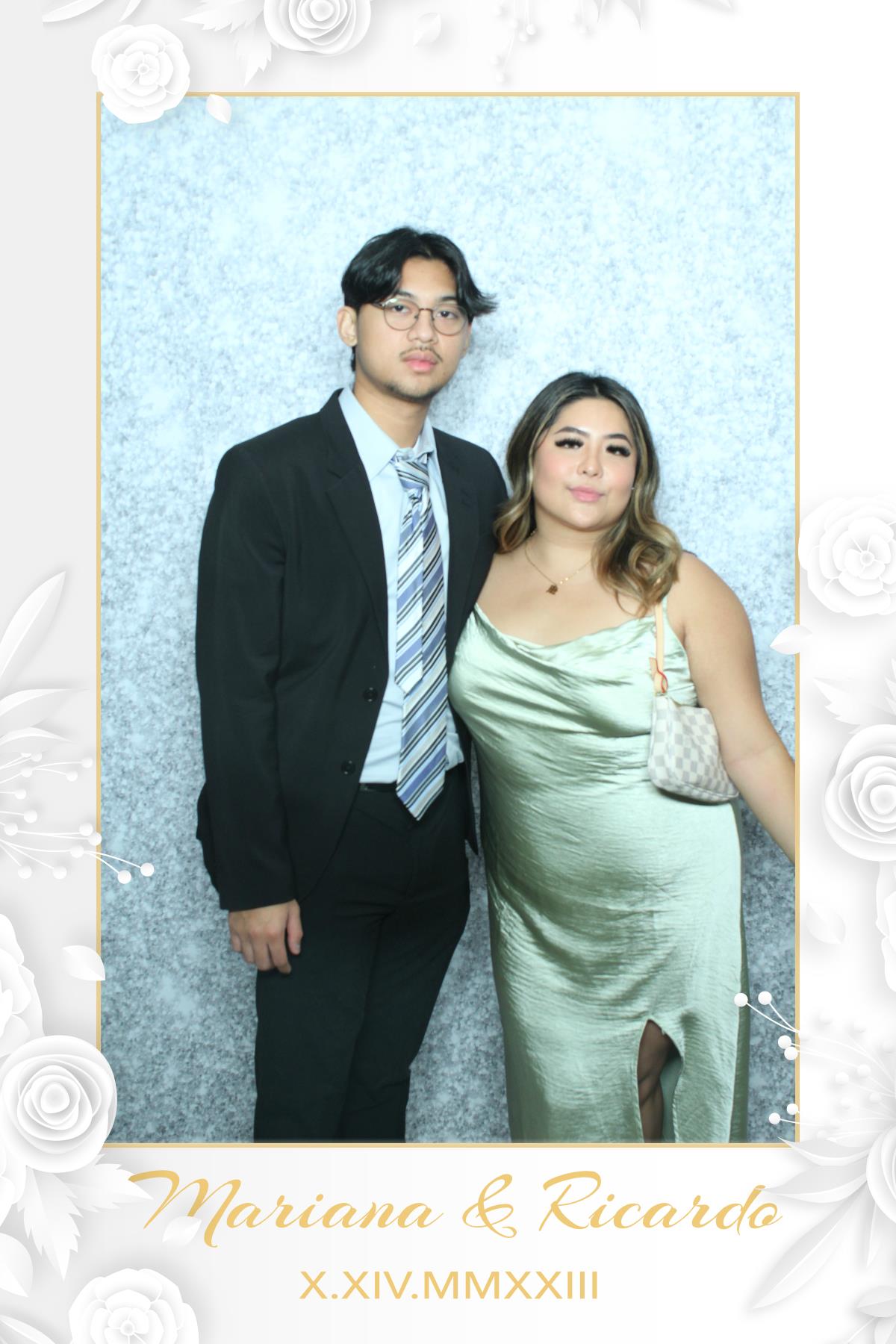 Mariana & Ricardo  | View more photos from the event at gallery.myselfiemirror.ca/u/romanmyselfiemirrorca/Mariana-Ricardo