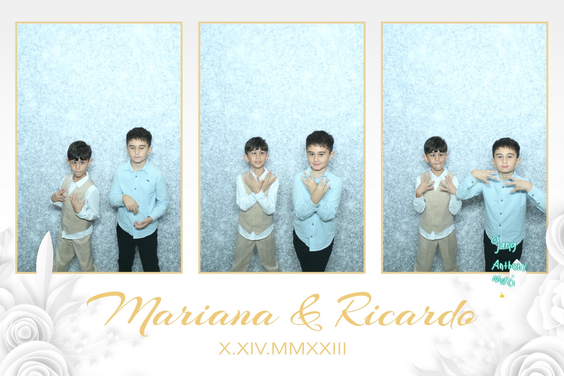 Mariana & Ricardo  | View more photos from the event at gallery.myselfiemirror.ca/u/romanmyselfiemirrorca/Mariana-Ricardo