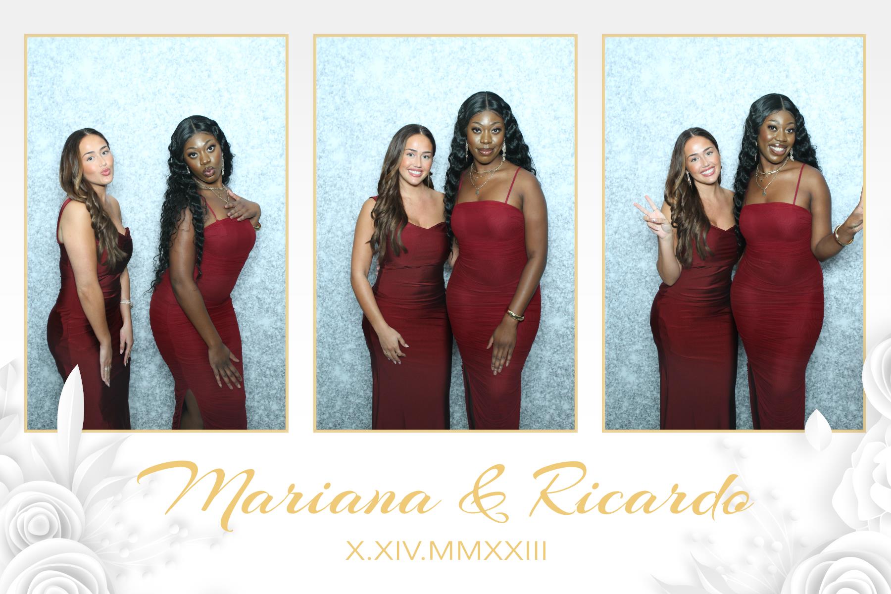 Mariana & Ricardo  | View more photos from the event at gallery.myselfiemirror.ca/u/romanmyselfiemirrorca/Mariana-Ricardo