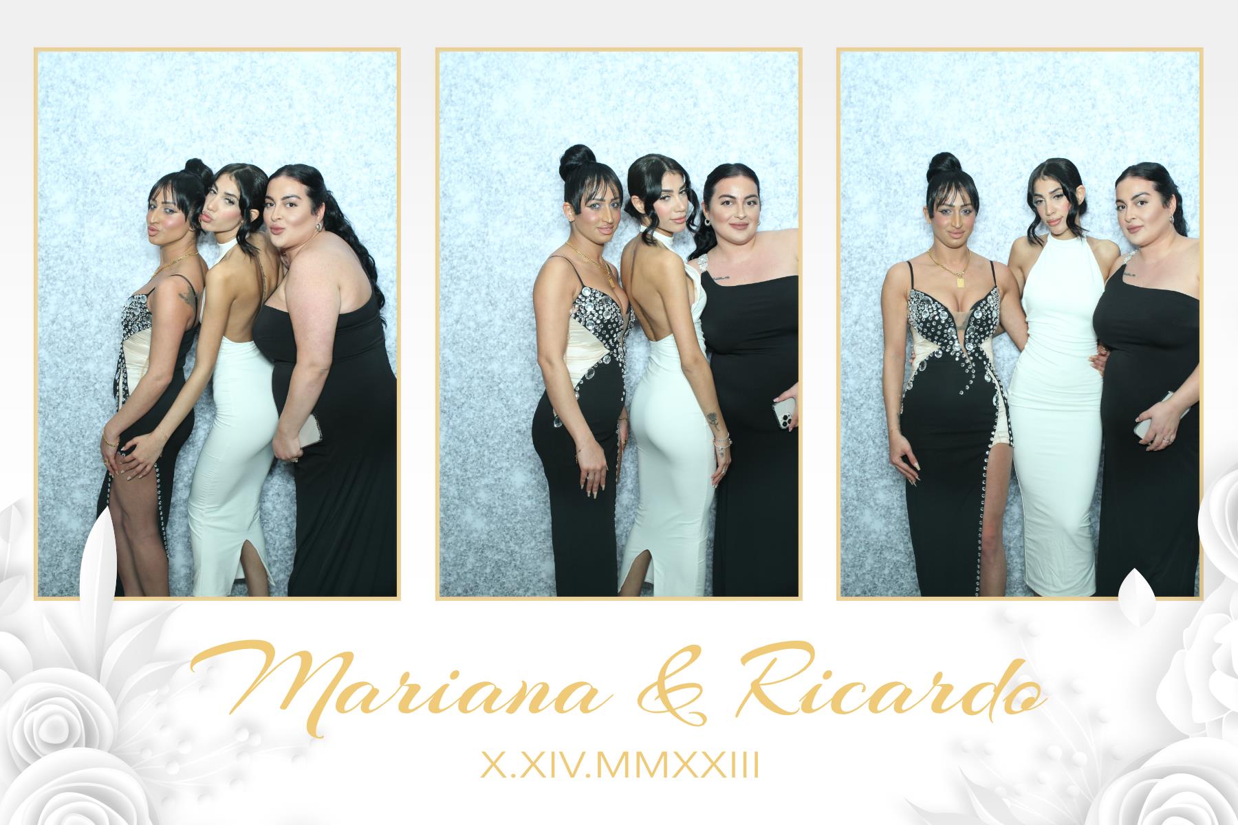Mariana & Ricardo  | View more photos from the event at gallery.myselfiemirror.ca/u/romanmyselfiemirrorca/Mariana-Ricardo