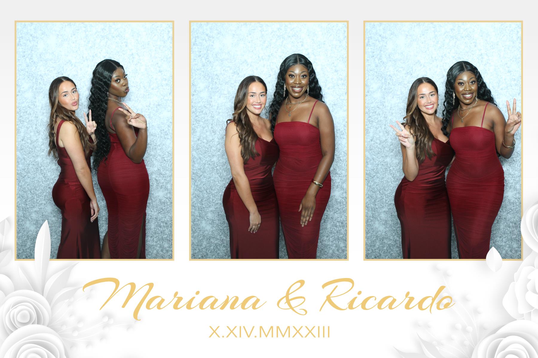 Mariana & Ricardo  | View more photos from the event at gallery.myselfiemirror.ca/u/romanmyselfiemirrorca/Mariana-Ricardo