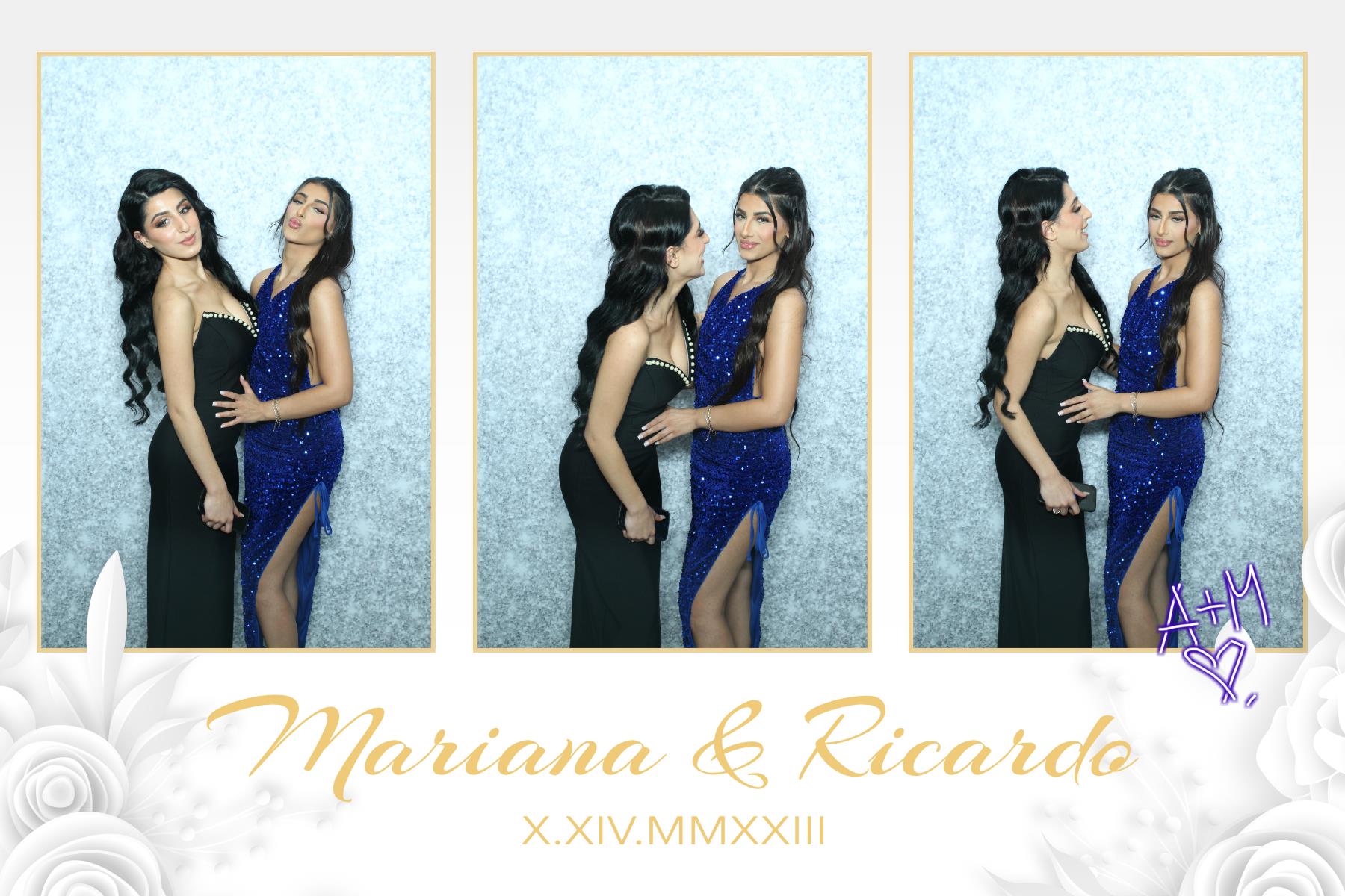 Mariana & Ricardo  | View more photos from the event at gallery.myselfiemirror.ca/u/romanmyselfiemirrorca/Mariana-Ricardo