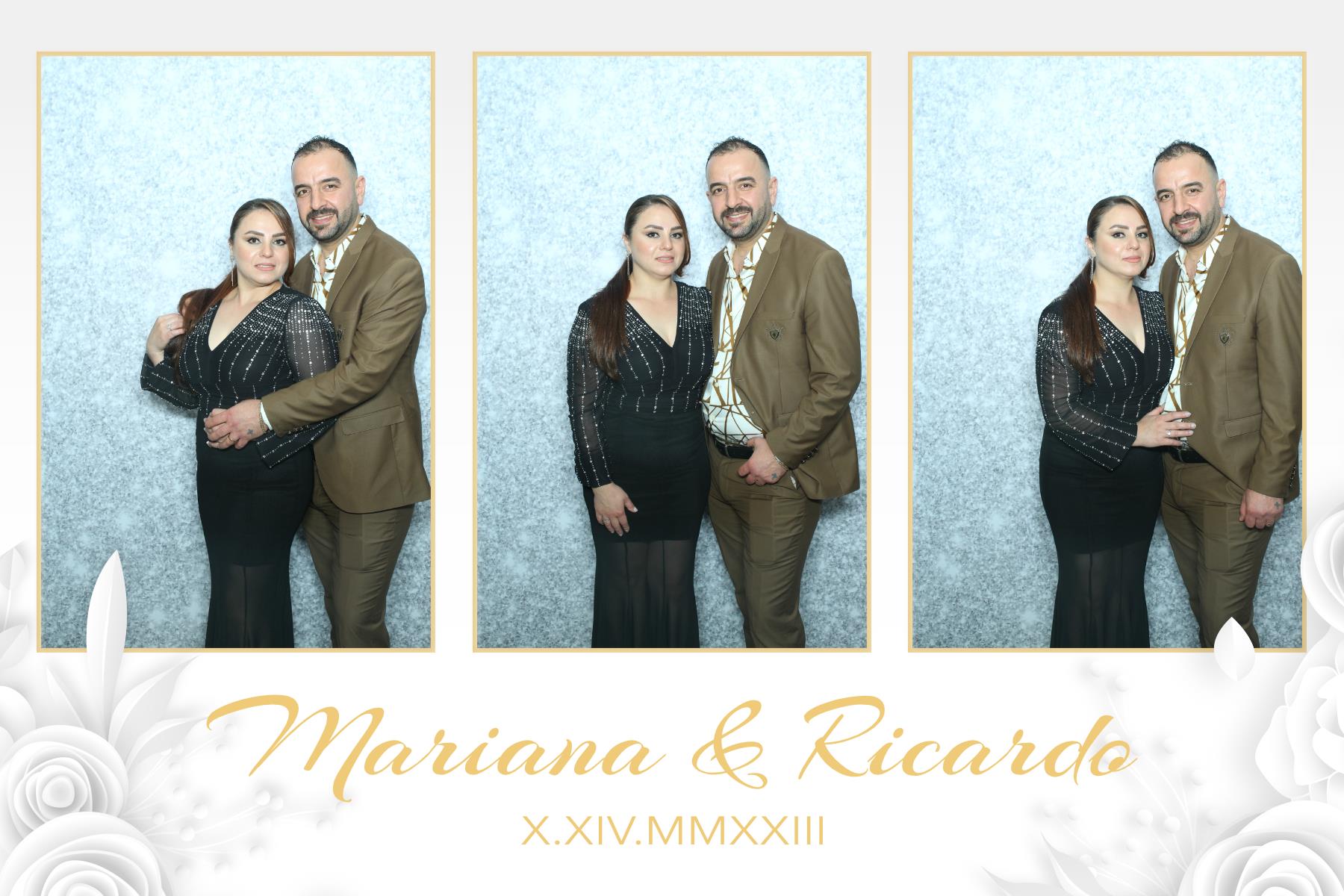 Mariana & Ricardo  | View more photos from the event at gallery.myselfiemirror.ca/u/romanmyselfiemirrorca/Mariana-Ricardo