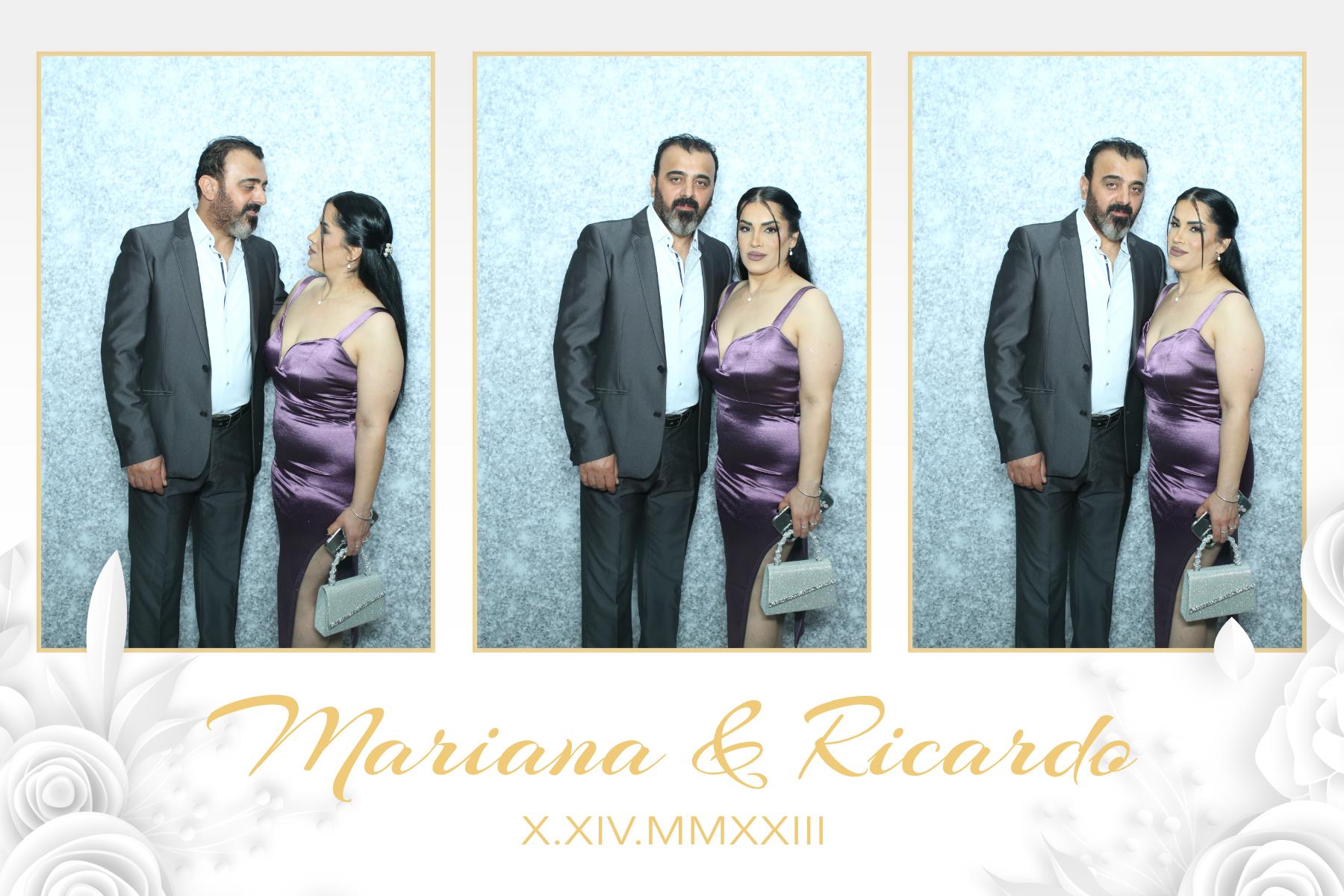 Mariana & Ricardo  | View more photos from the event at gallery.myselfiemirror.ca/u/romanmyselfiemirrorca/Mariana-Ricardo