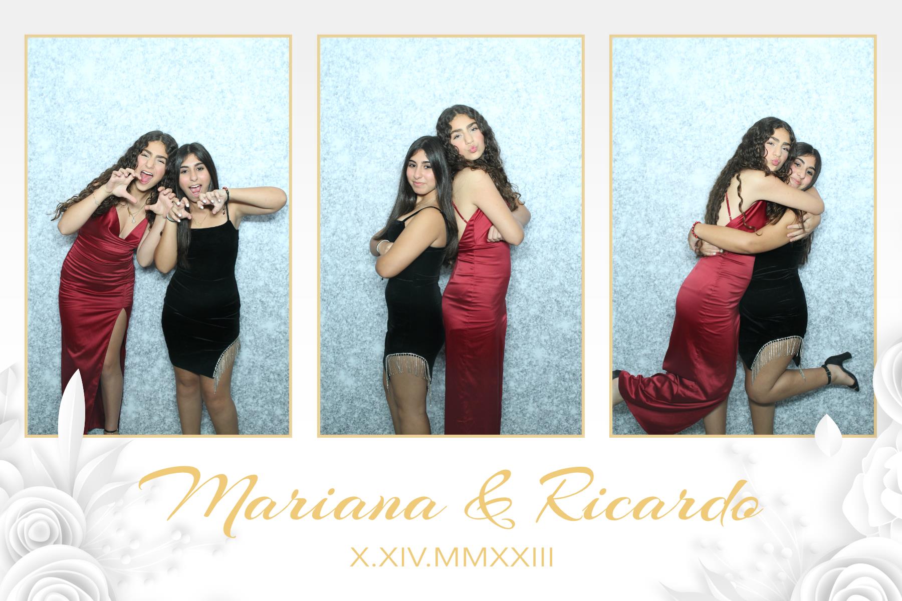 Mariana & Ricardo  | View more photos from the event at gallery.myselfiemirror.ca/u/romanmyselfiemirrorca/Mariana-Ricardo