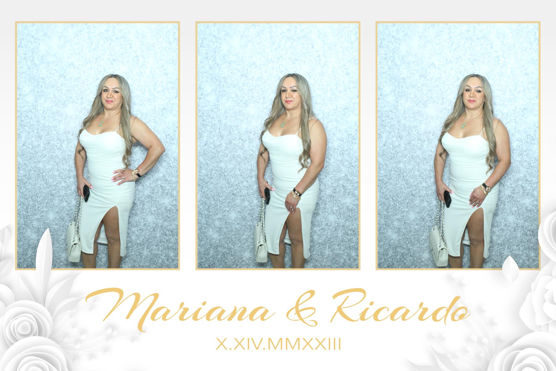 Mariana & Ricardo  | View more photos from the event at gallery.myselfiemirror.ca/u/romanmyselfiemirrorca/Mariana-Ricardo
