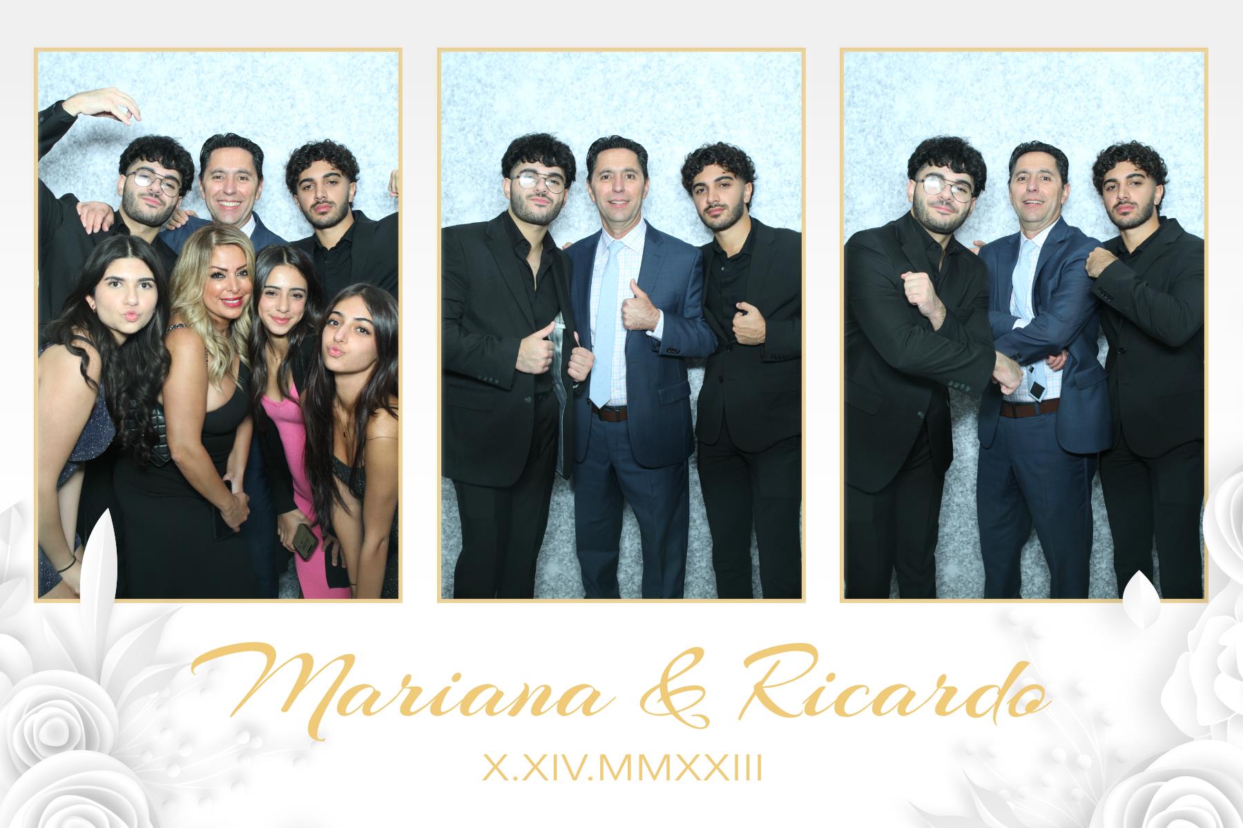 Mariana & Ricardo  | View more photos from the event at gallery.myselfiemirror.ca/u/romanmyselfiemirrorca/Mariana-Ricardo