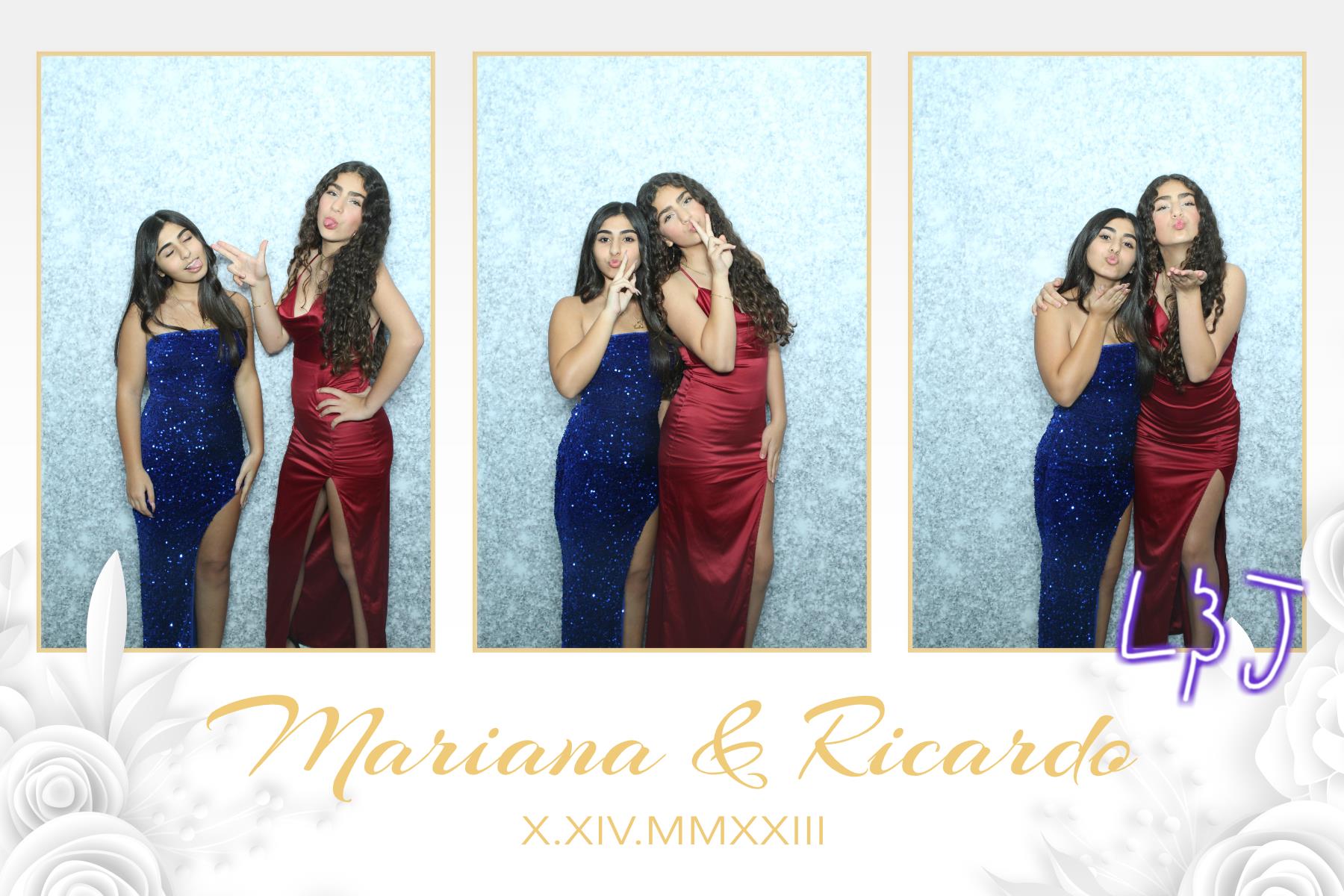 Mariana & Ricardo  | View more photos from the event at gallery.myselfiemirror.ca/u/romanmyselfiemirrorca/Mariana-Ricardo