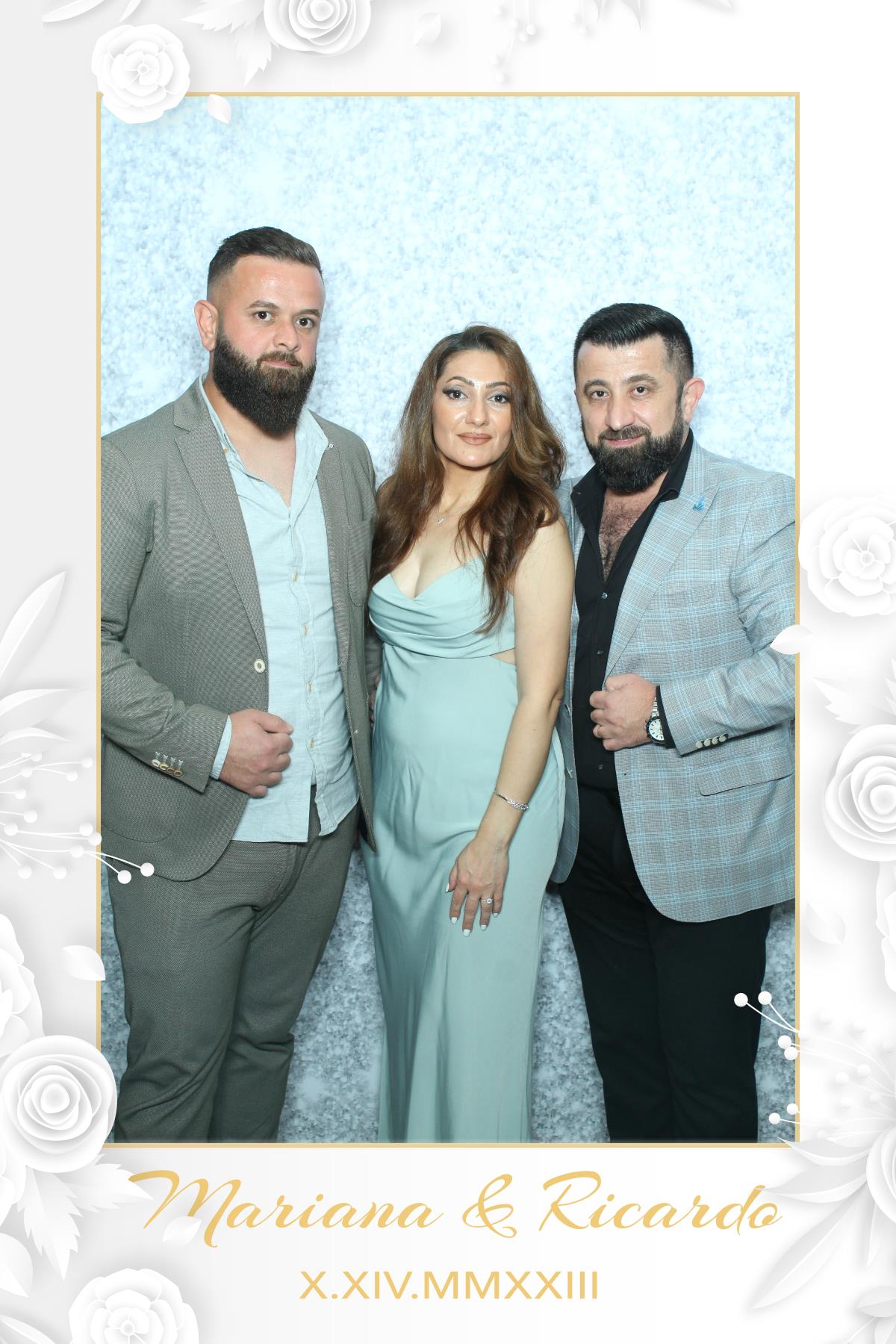 Mariana & Ricardo  | View more photos from the event at gallery.myselfiemirror.ca/u/romanmyselfiemirrorca/Mariana-Ricardo