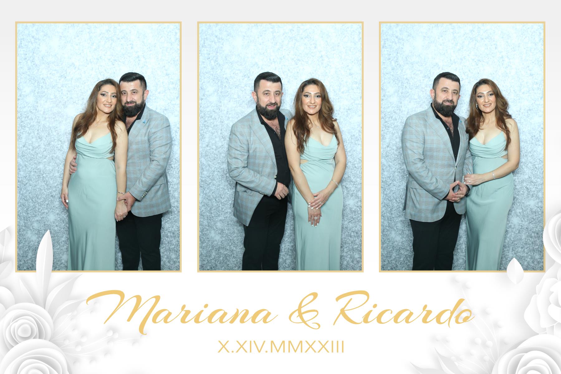 Mariana & Ricardo  | View more photos from the event at gallery.myselfiemirror.ca/u/romanmyselfiemirrorca/Mariana-Ricardo