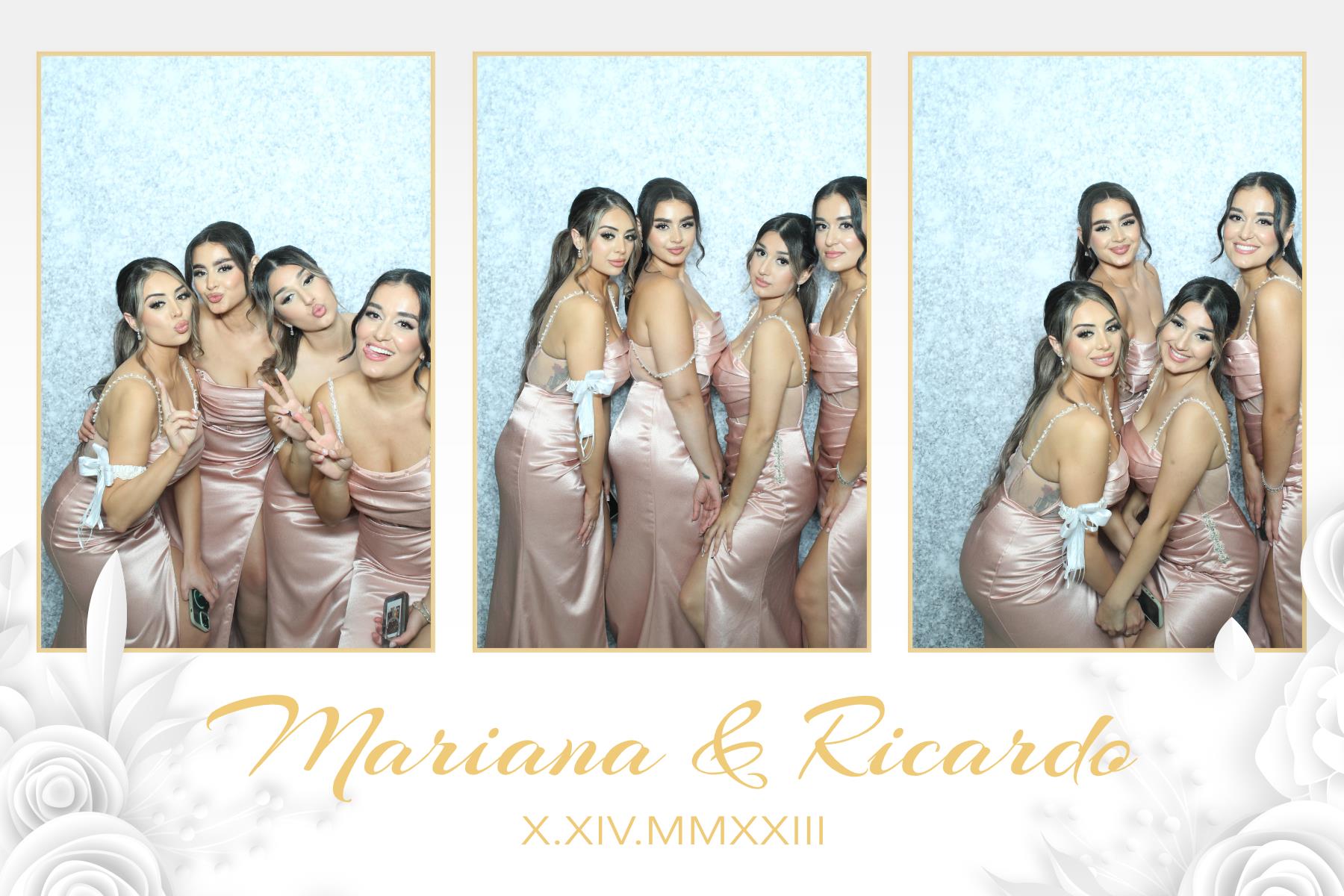 Mariana & Ricardo  | View more photos from the event at gallery.myselfiemirror.ca/u/romanmyselfiemirrorca/Mariana-Ricardo