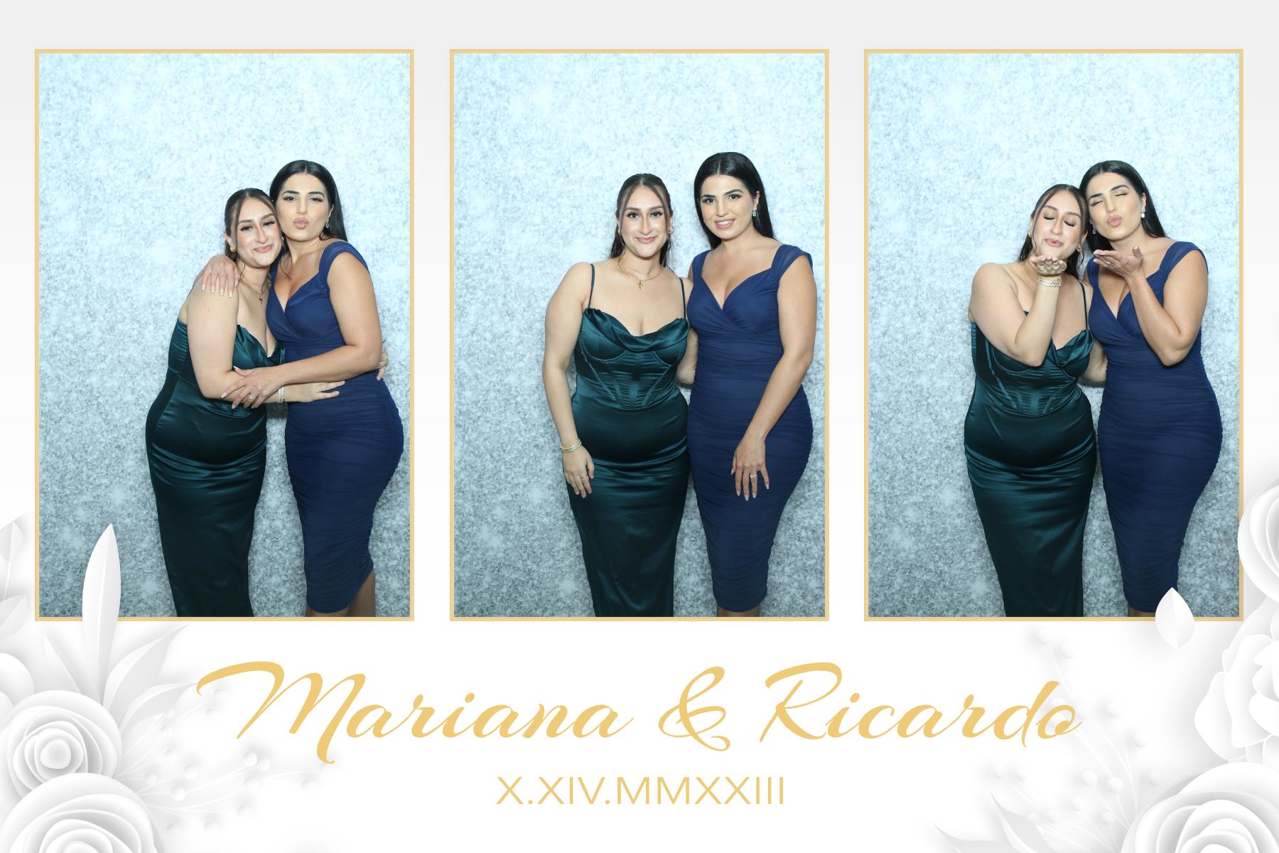 Mariana & Ricardo  | View more photos from the event at gallery.myselfiemirror.ca/u/romanmyselfiemirrorca/Mariana-Ricardo
