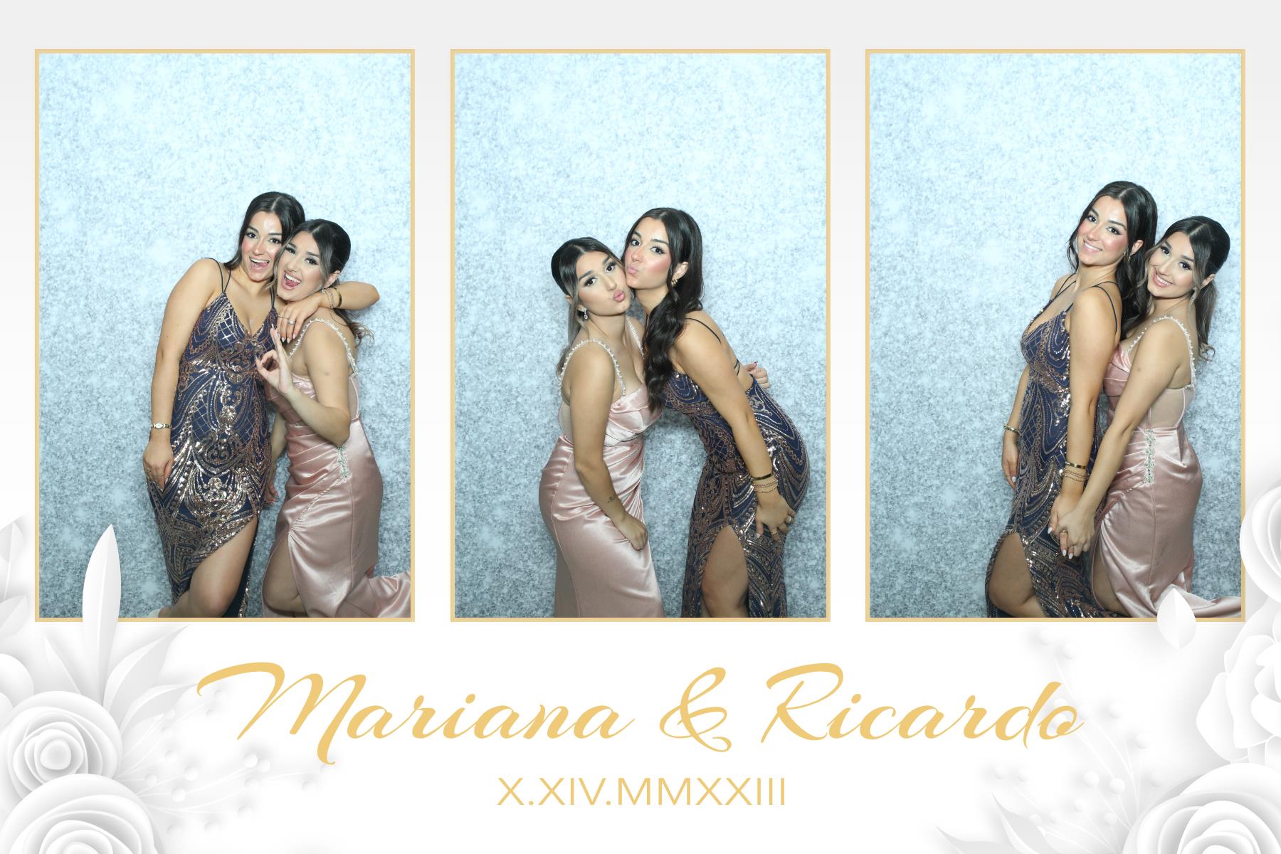 Mariana & Ricardo  | View more photos from the event at gallery.myselfiemirror.ca/u/romanmyselfiemirrorca/Mariana-Ricardo