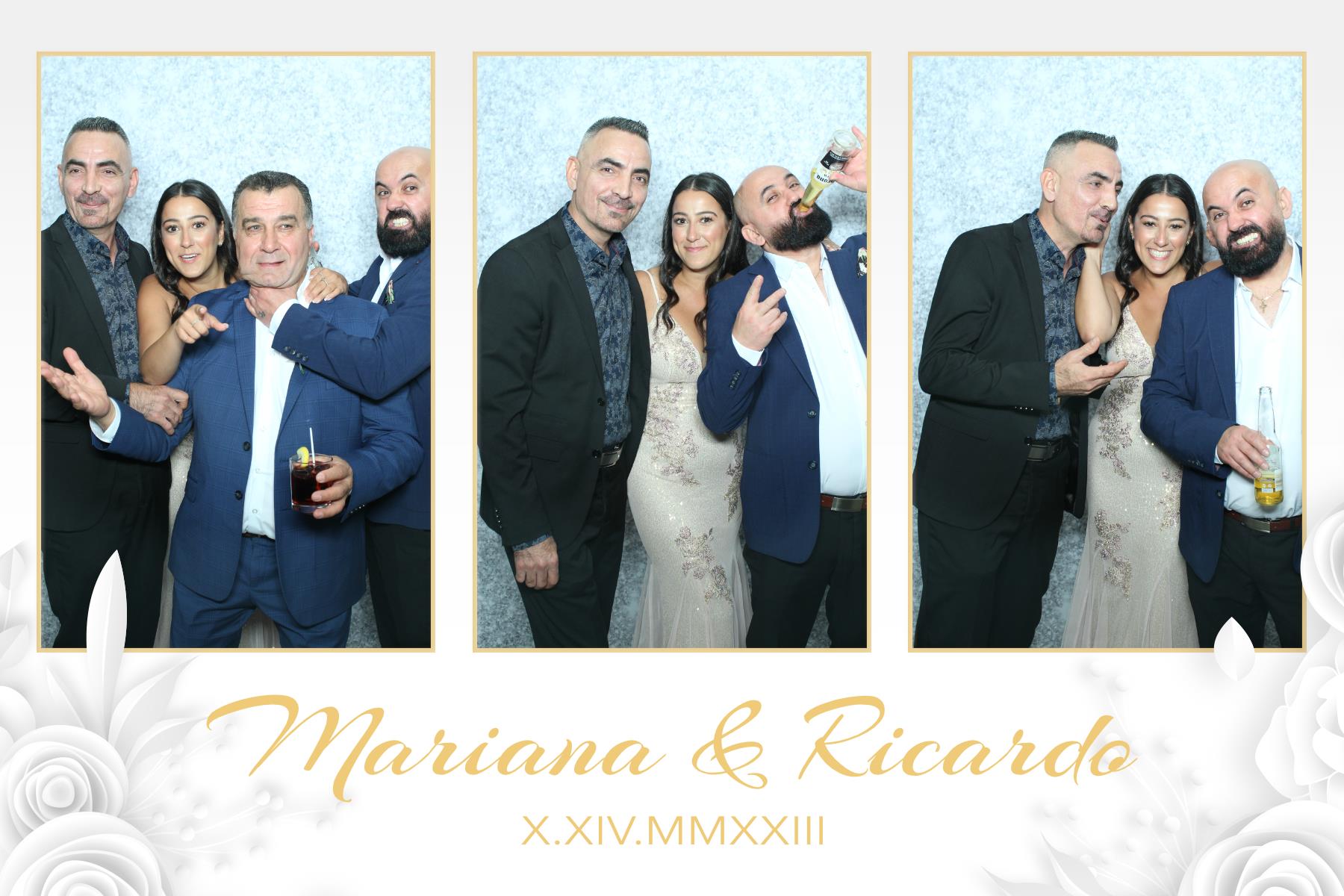Mariana & Ricardo  | View more photos from the event at gallery.myselfiemirror.ca/u/romanmyselfiemirrorca/Mariana-Ricardo