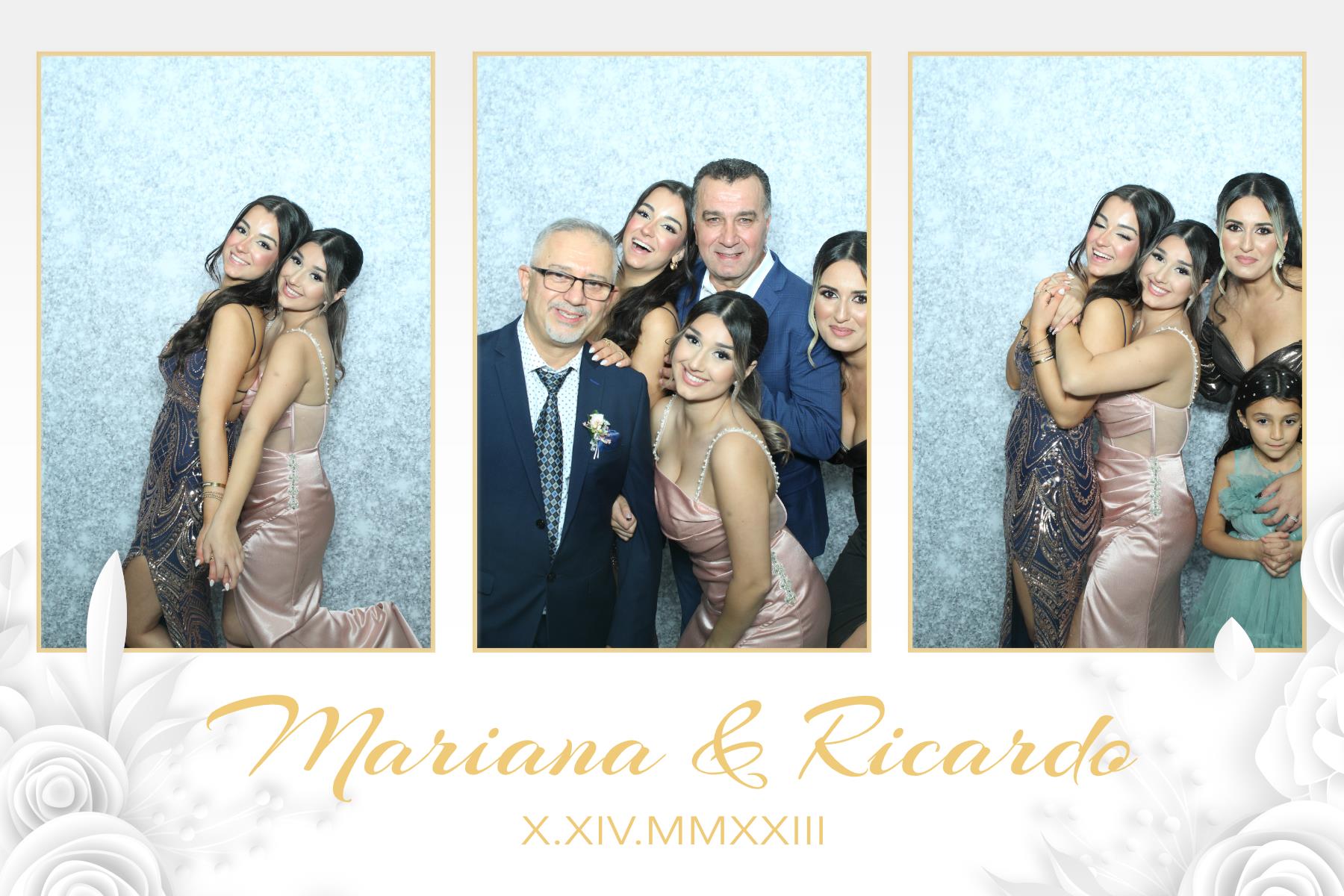 Mariana & Ricardo  | View more photos from the event at gallery.myselfiemirror.ca/u/romanmyselfiemirrorca/Mariana-Ricardo