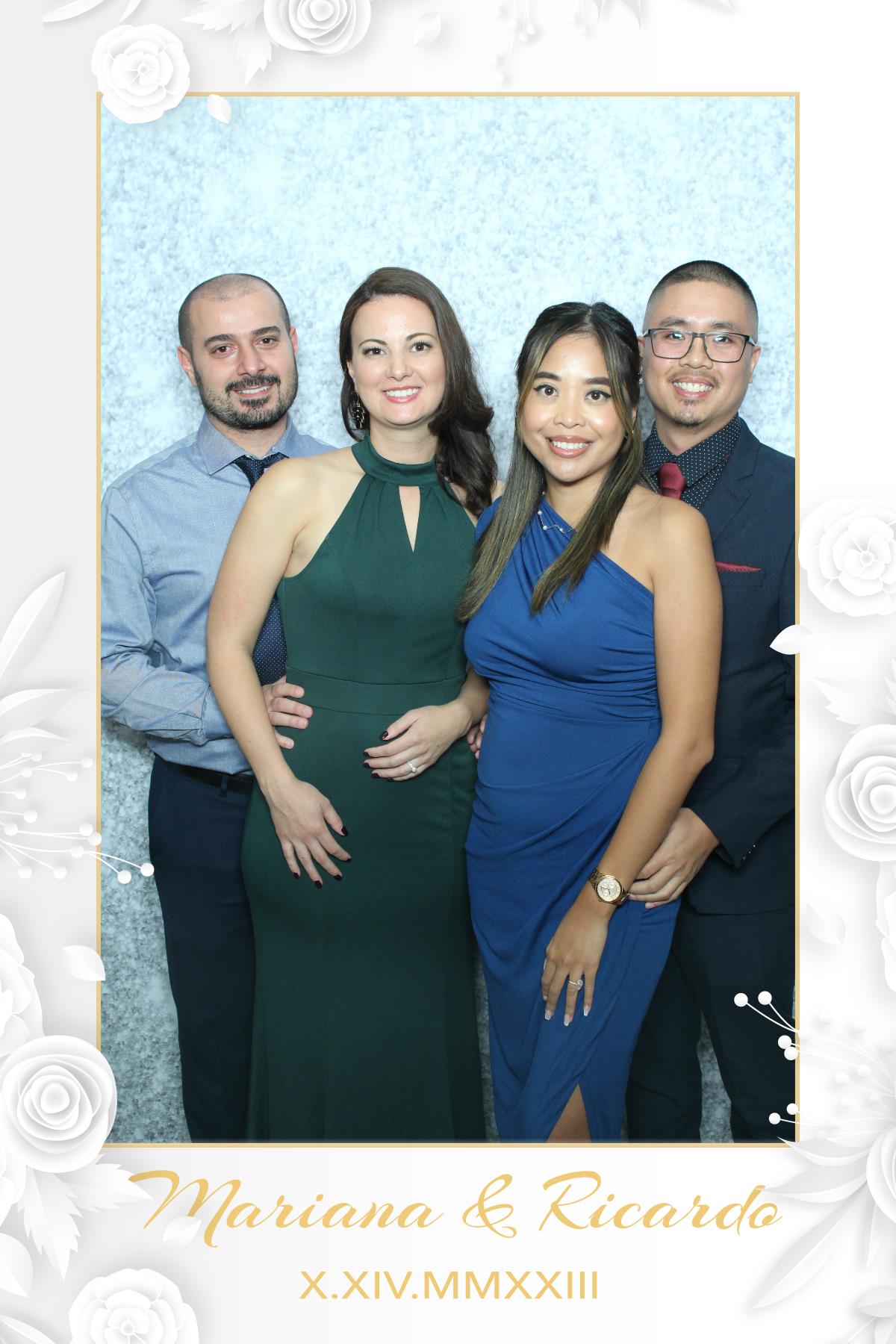 Mariana & Ricardo  | View more photos from the event at gallery.myselfiemirror.ca/u/romanmyselfiemirrorca/Mariana-Ricardo