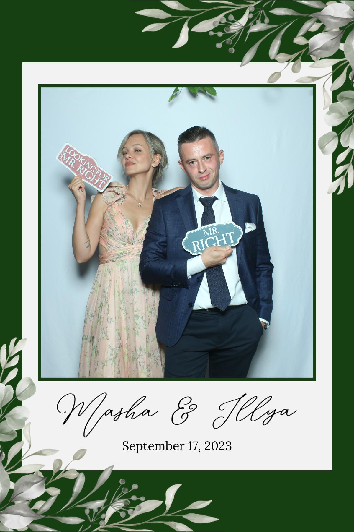 Masha & Illya | View more photos from the event at gallery.myselfiemirror.ca/u/romanmyselfiemirrorca/Masha-Illya