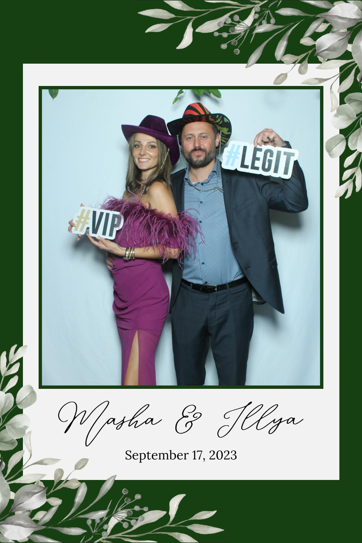 Masha & Illya | View more photos from the event at gallery.myselfiemirror.ca/u/romanmyselfiemirrorca/Masha-Illya