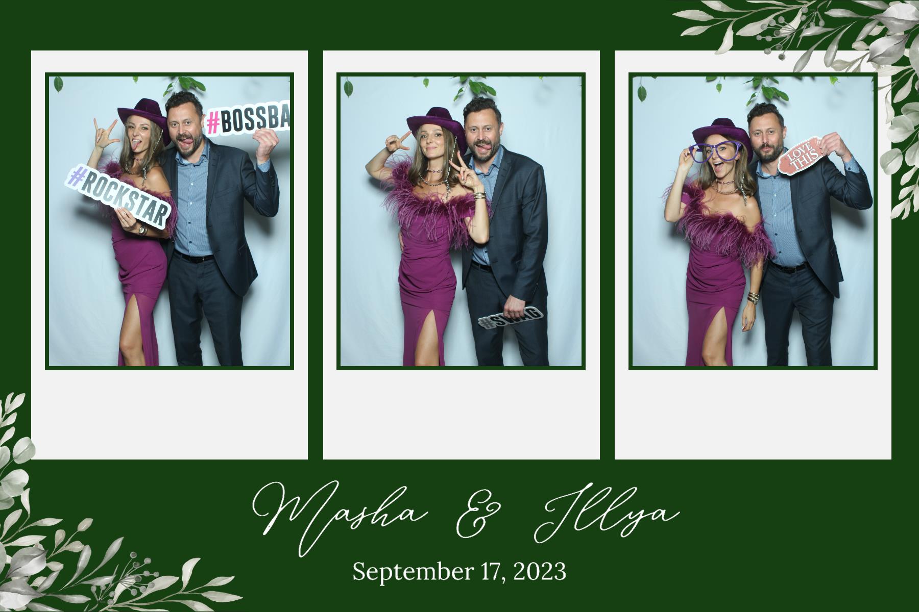 Masha & Illya | View more photos from the event at gallery.myselfiemirror.ca/u/romanmyselfiemirrorca/Masha-Illya