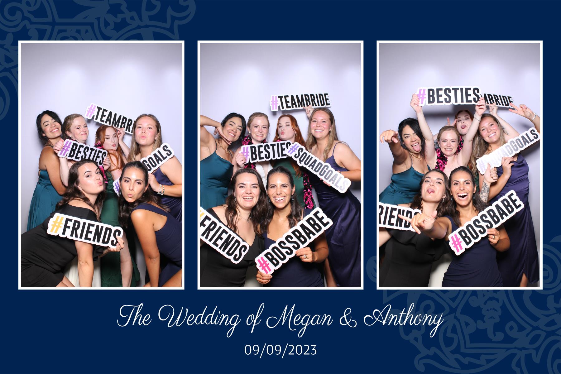 Megan & Anthony | View more photos from the event at gallery.myselfiemirror.ca/u/romanmyselfiemirrorca/Megan-Anthony