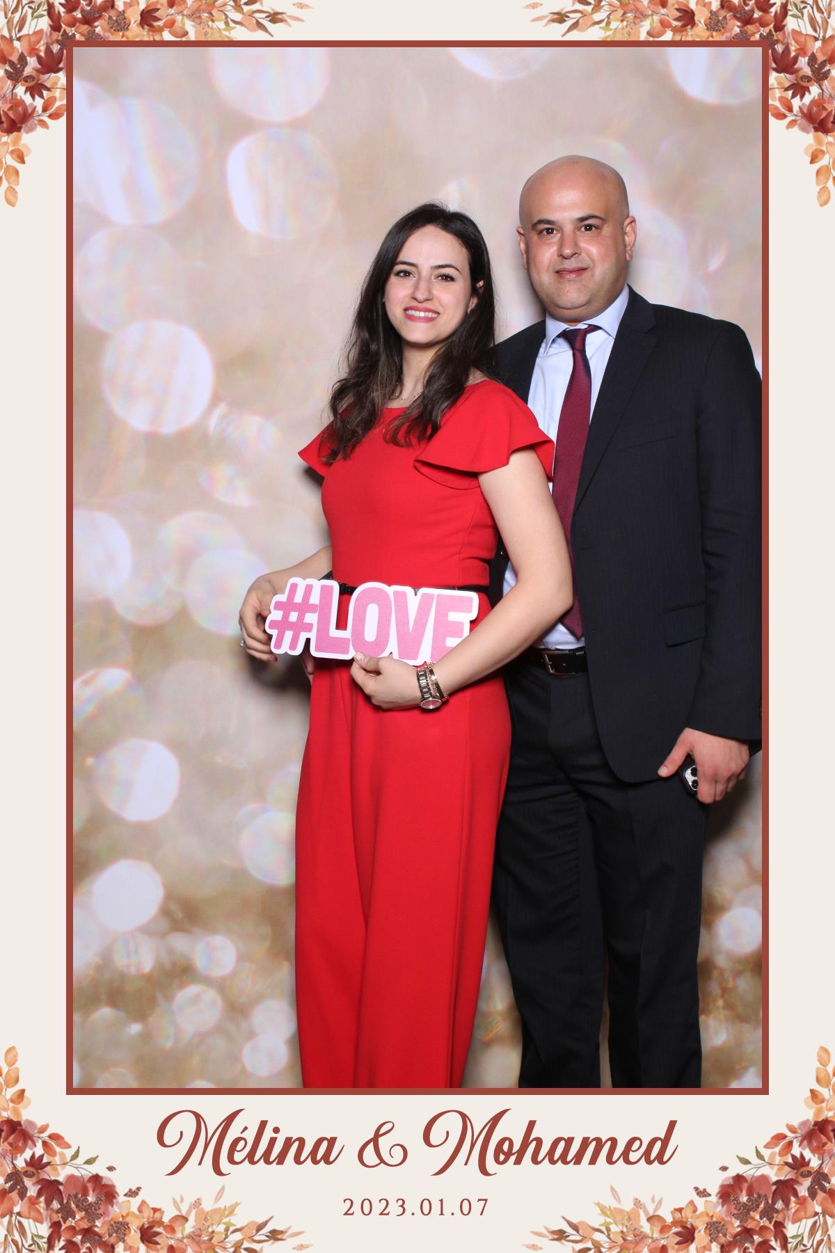 Melina & Mohamed | View more photos from the event at gallery.myselfiemirror.ca/u/romanmyselfiemirrorca/Melina-Mohamed