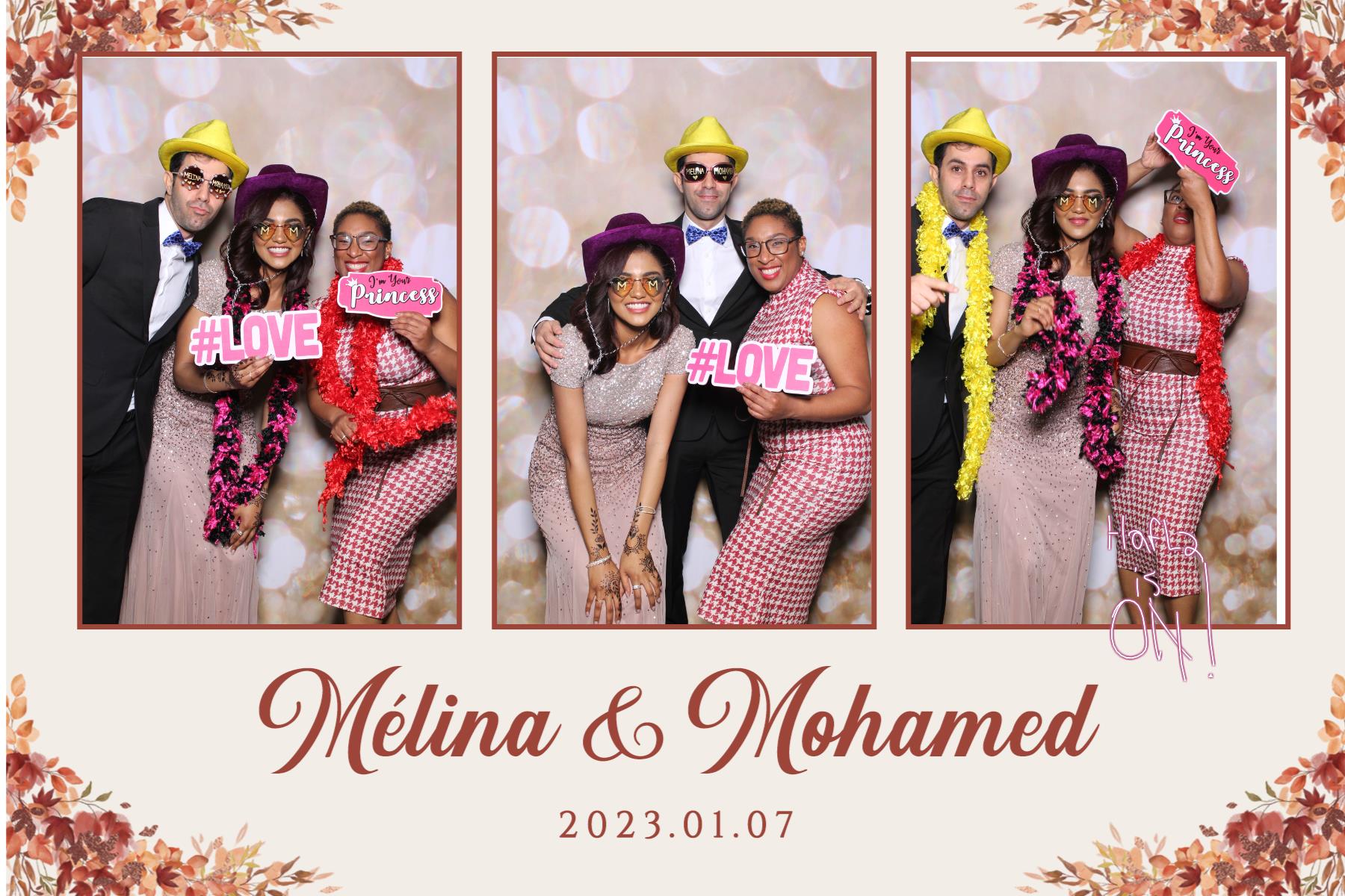 Melina & Mohamed | View more photos from the event at gallery.myselfiemirror.ca/u/romanmyselfiemirrorca/Melina-Mohamed