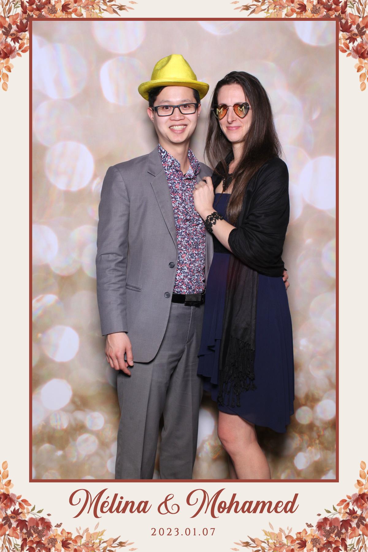 Melina & Mohamed | View more photos from the event at gallery.myselfiemirror.ca/u/romanmyselfiemirrorca/Melina-Mohamed
