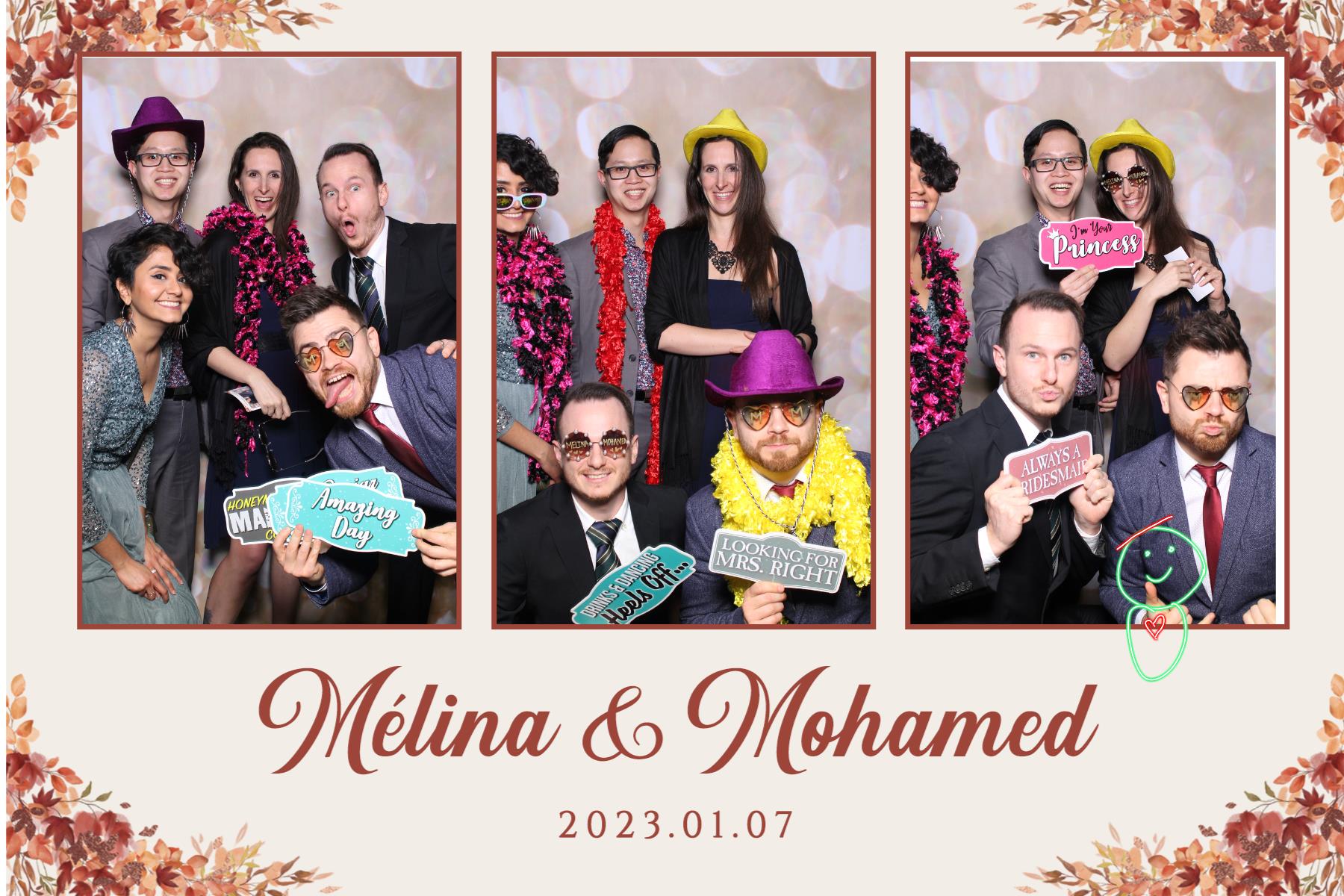 Melina & Mohamed | View more photos from the event at gallery.myselfiemirror.ca/u/romanmyselfiemirrorca/Melina-Mohamed