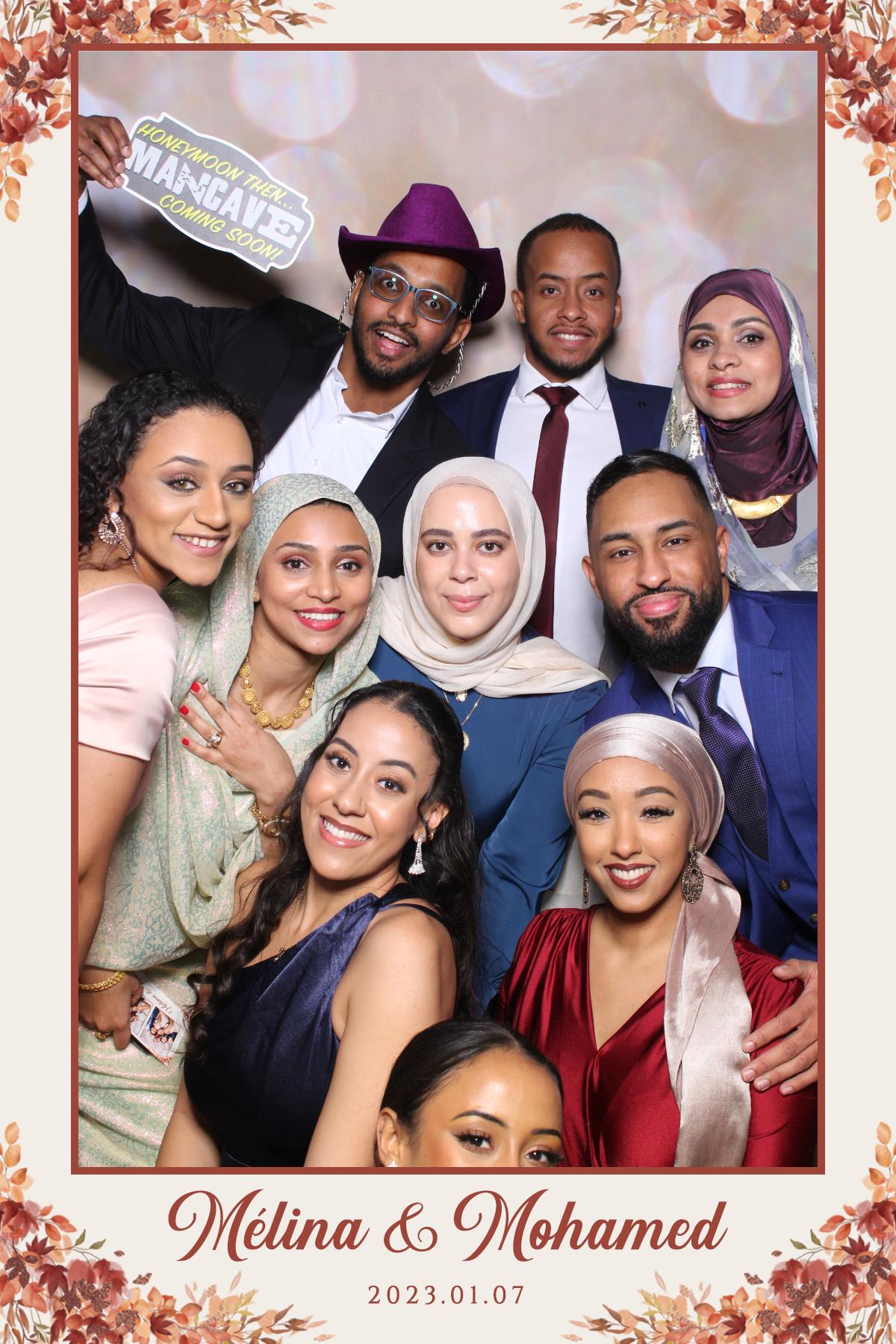 Melina & Mohamed | View more photos from the event at gallery.myselfiemirror.ca/u/romanmyselfiemirrorca/Melina-Mohamed