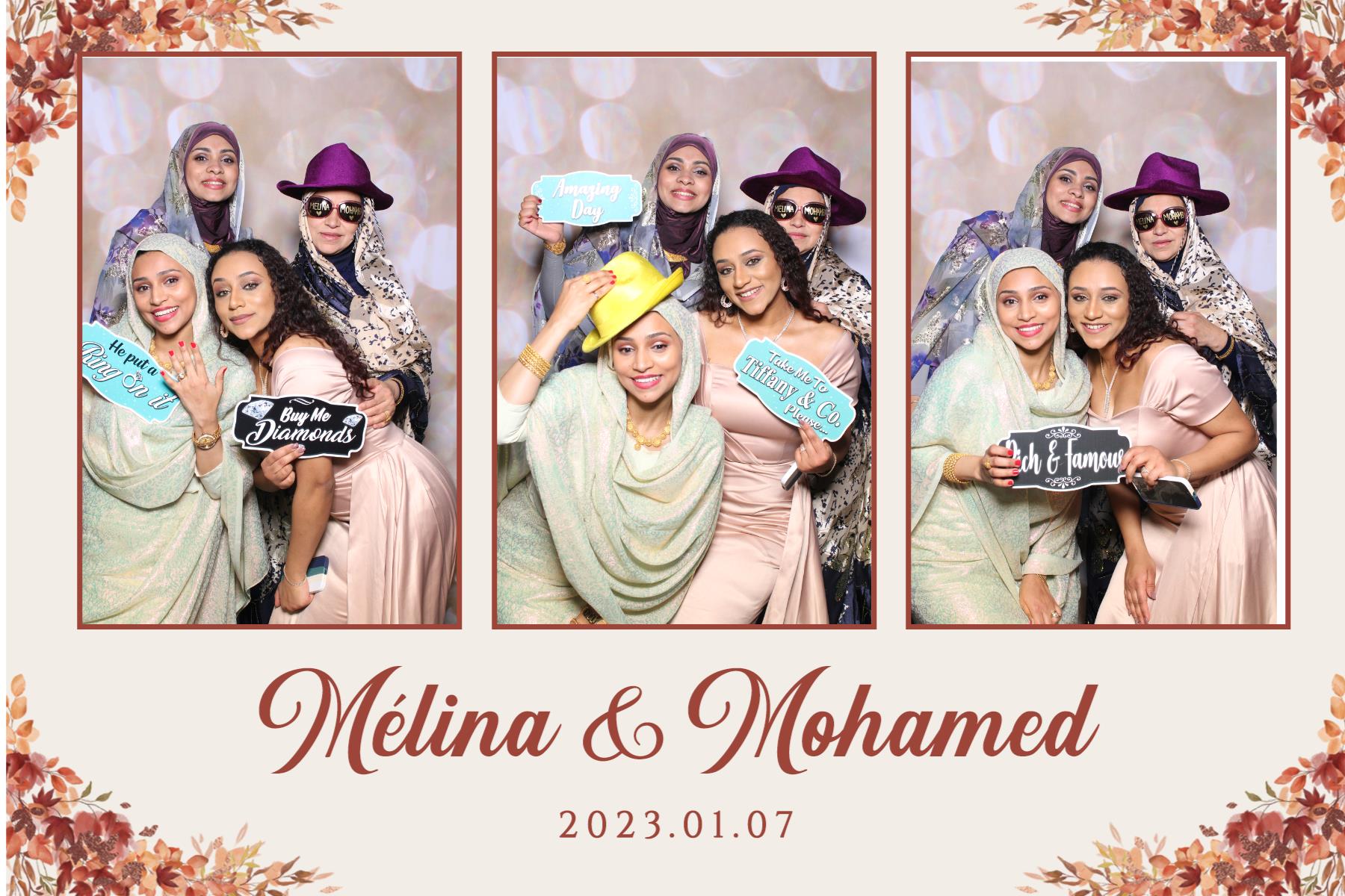 Melina & Mohamed | View more photos from the event at gallery.myselfiemirror.ca/u/romanmyselfiemirrorca/Melina-Mohamed